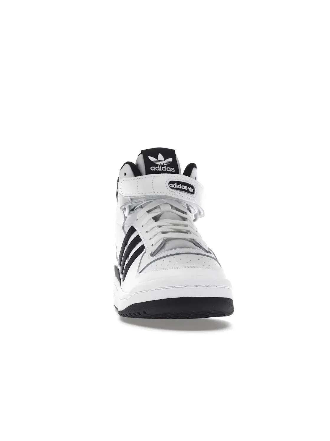 Мужские кроссовки с кожаным верхом Adidas Forum Mid — изображение 2 из 4, белый/черный/белый