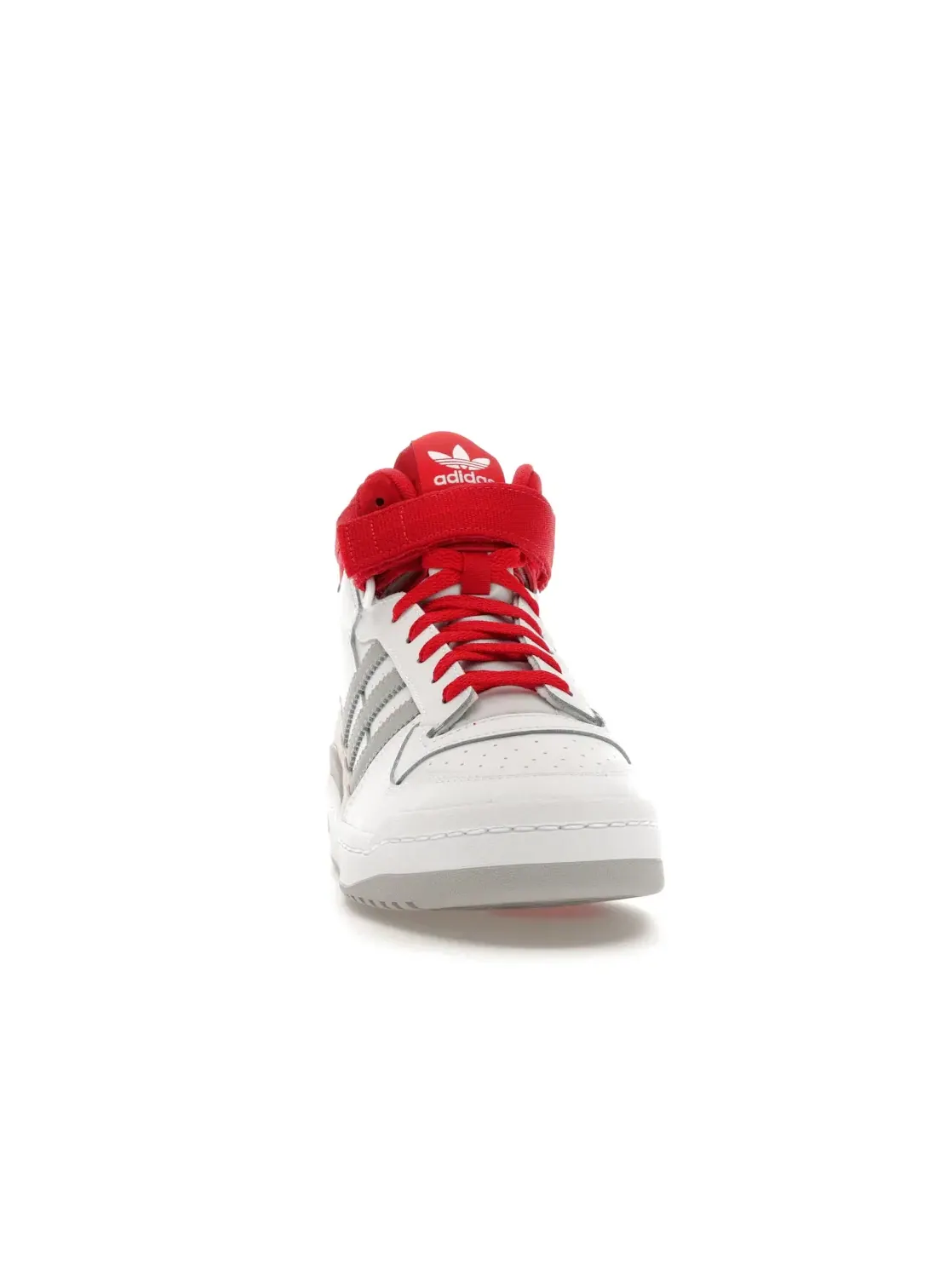 Мужские кроссовки Lifestyle Adidas Forum Mid — изображение 2 из 4, белый/красный-серый