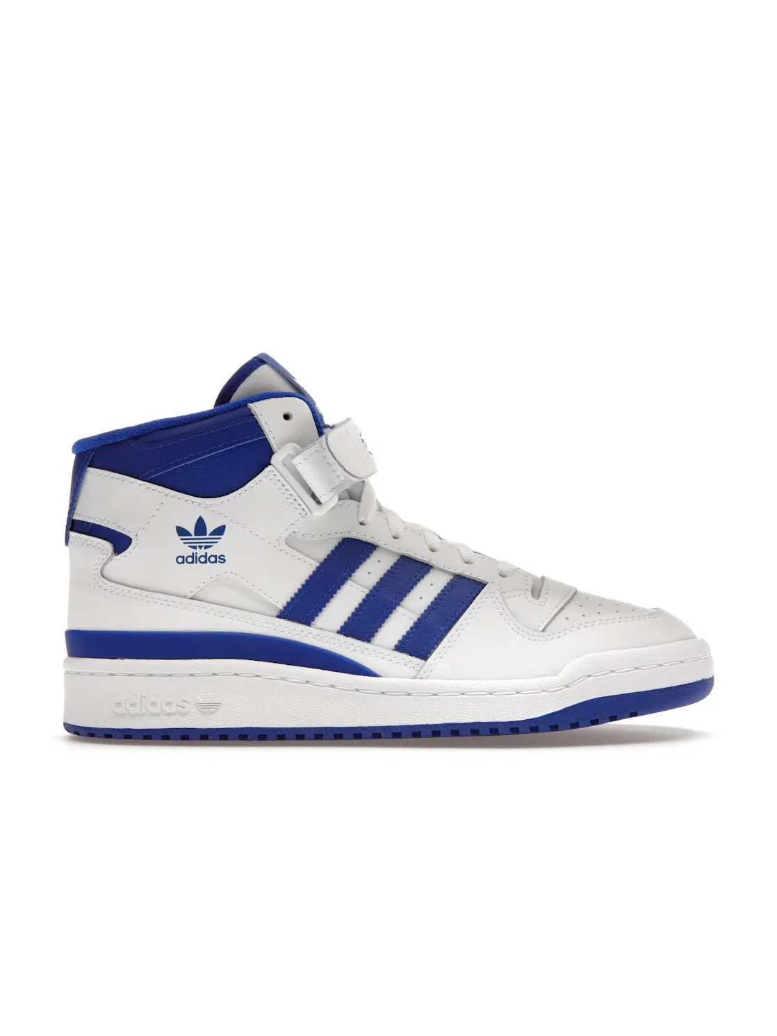 Мужские кроссовки с ремешком Adidas Forum Mid — изображение 1 из 4, белый
