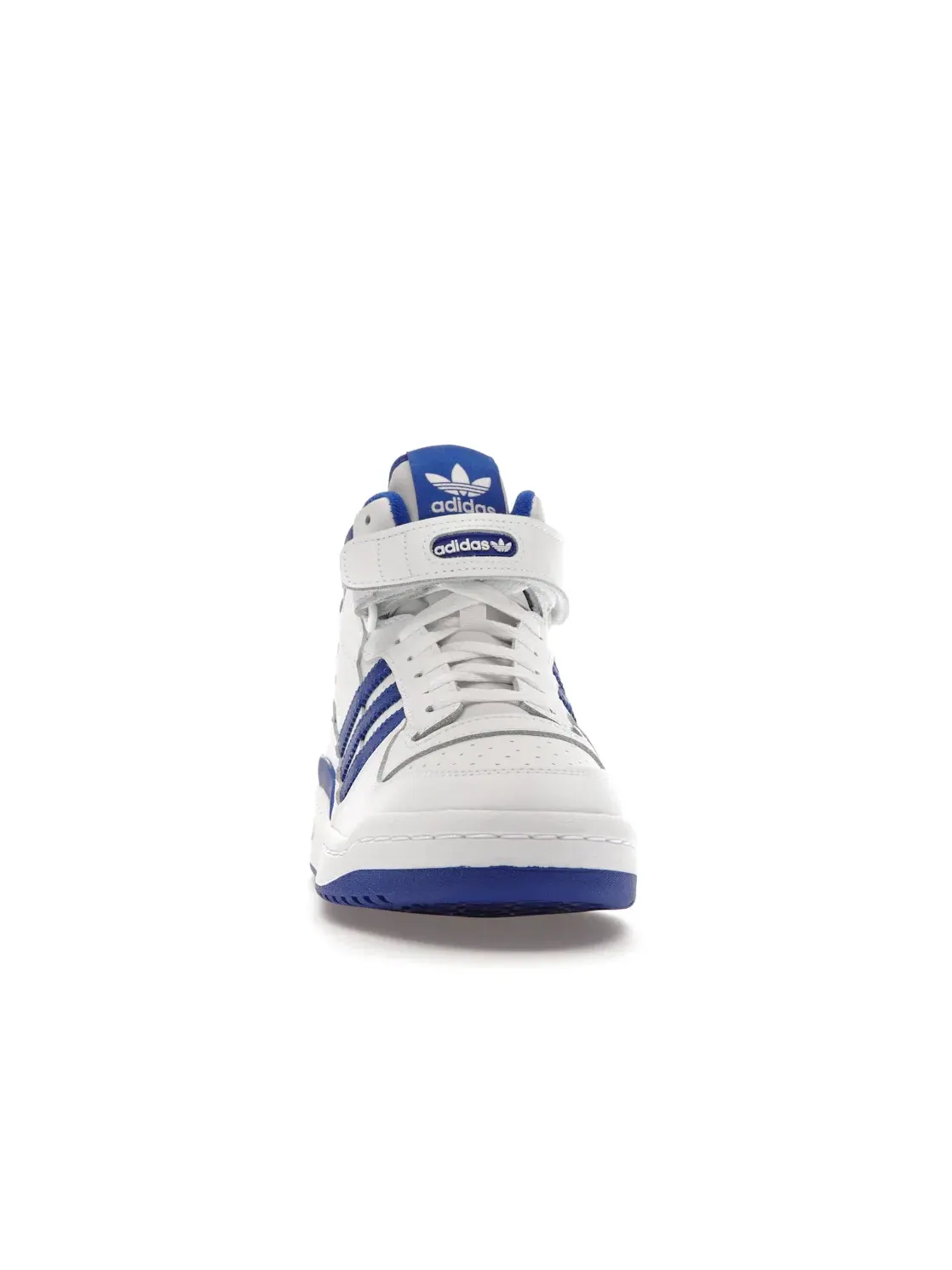 Мужские кроссовки с ремешком Adidas Forum Mid — изображение 2 из 4, белый