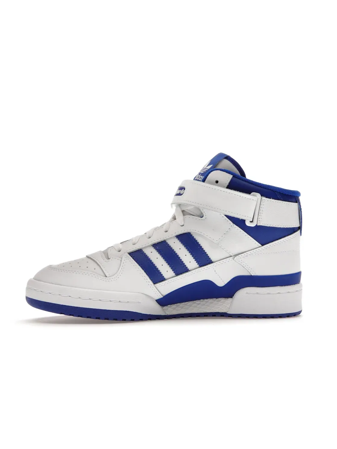 Мужские кроссовки с ремешком Adidas Forum Mid — изображение 3 из 4, белый