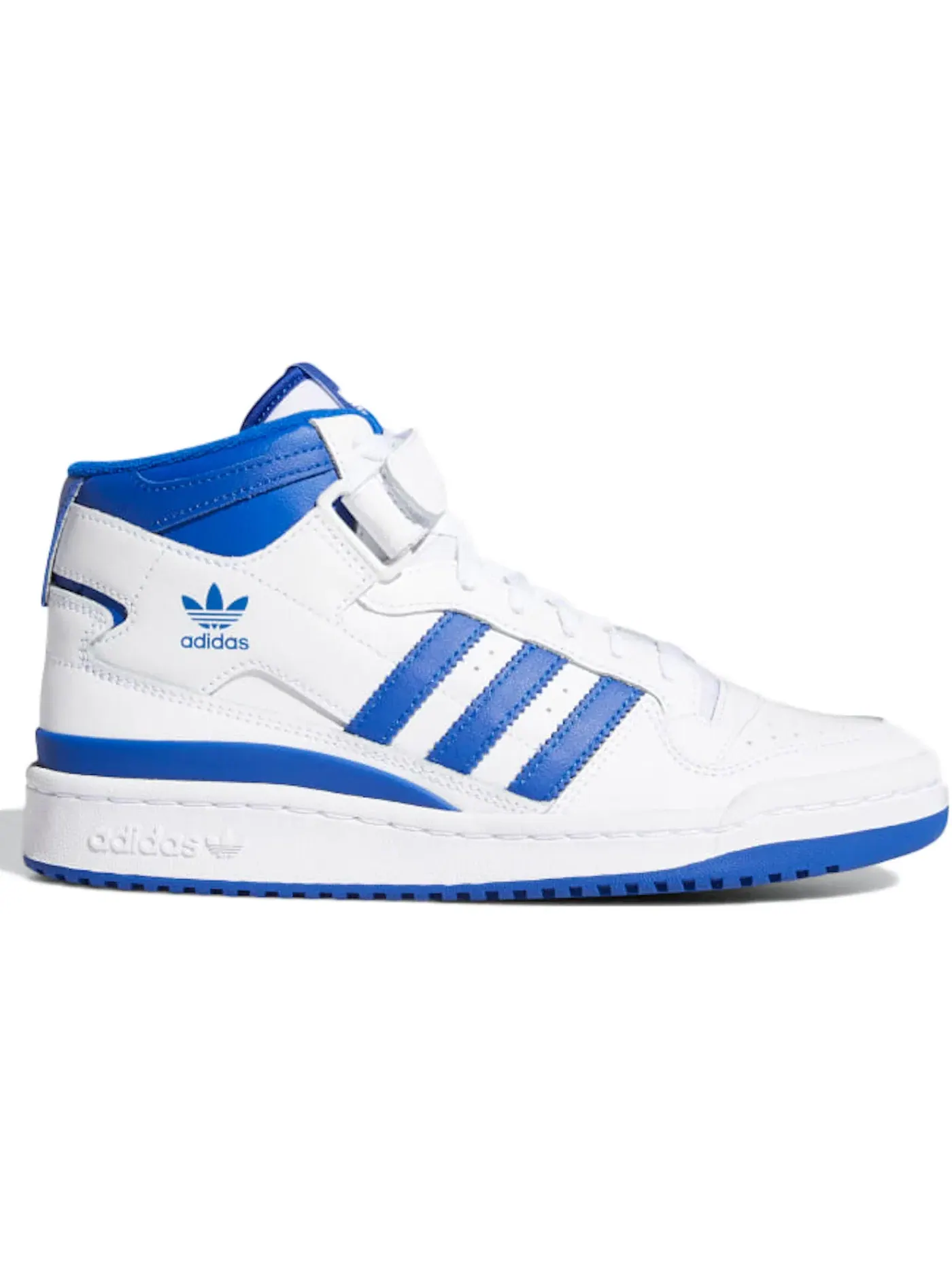 Женские кроссовки Lifestyle Adidas Forum Mid — изображение 1 из 1, белый/синий/белый