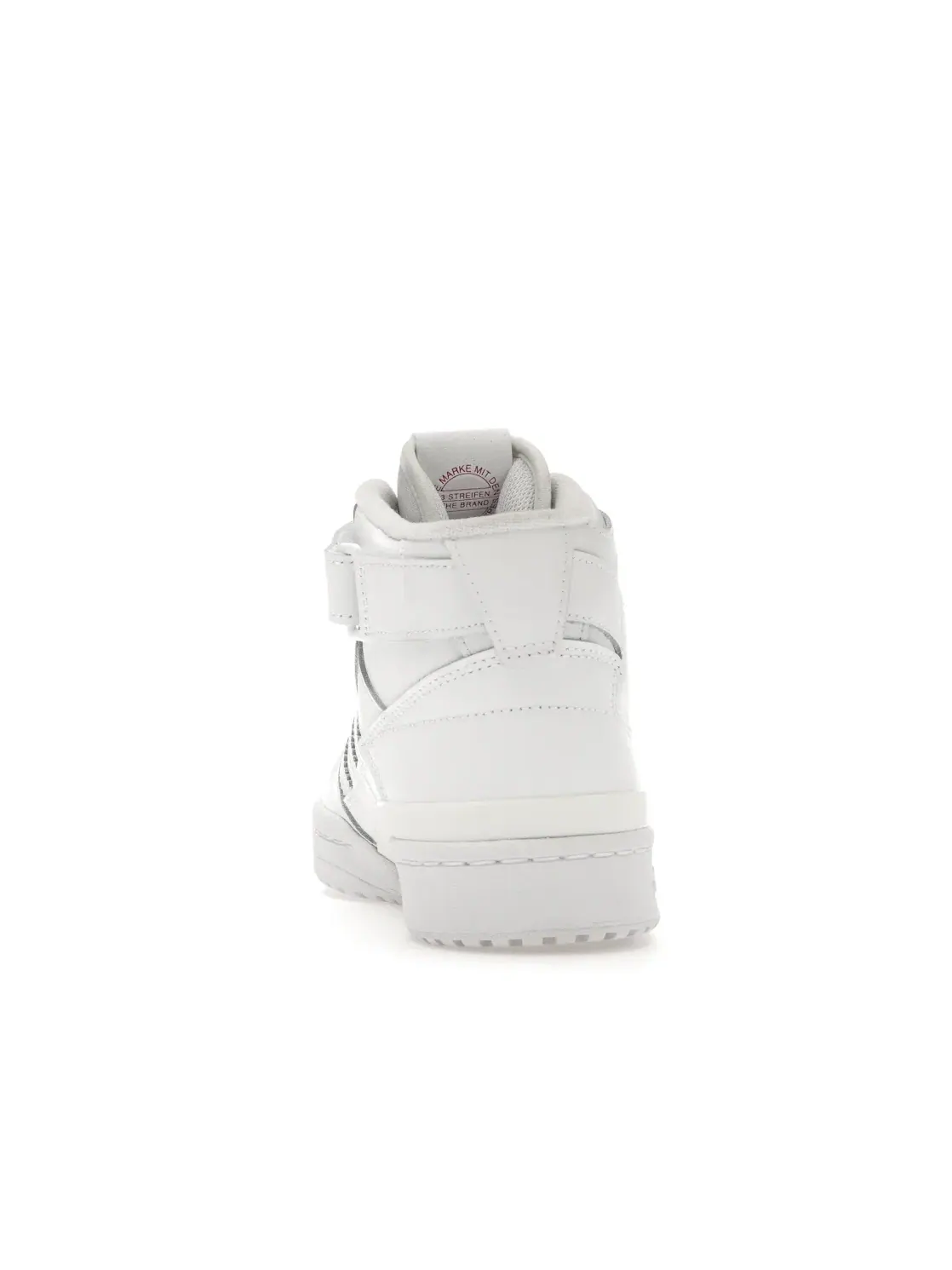 Женские кроссовки с высоким верхом Adidas Forum Mid — изображение 4 из 4, белый/белый/розовый
