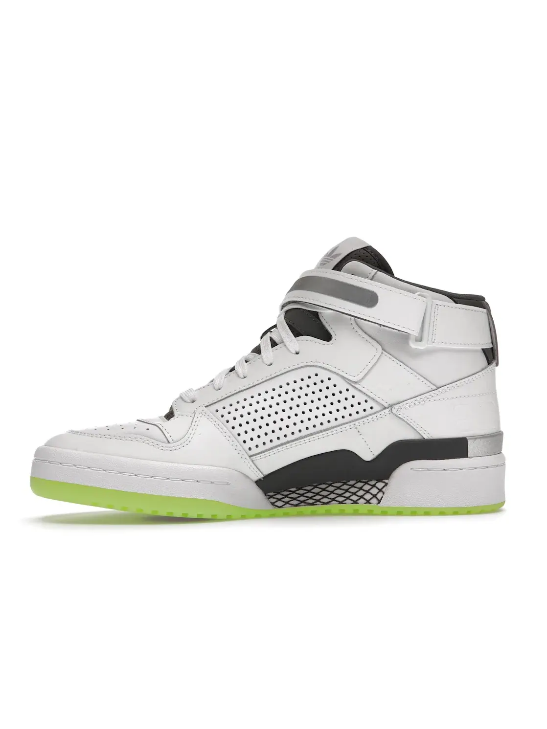 Мужские кроссовки с принтом Adidas Forum Mid — изображение 3 из 4, белый/белый/серый