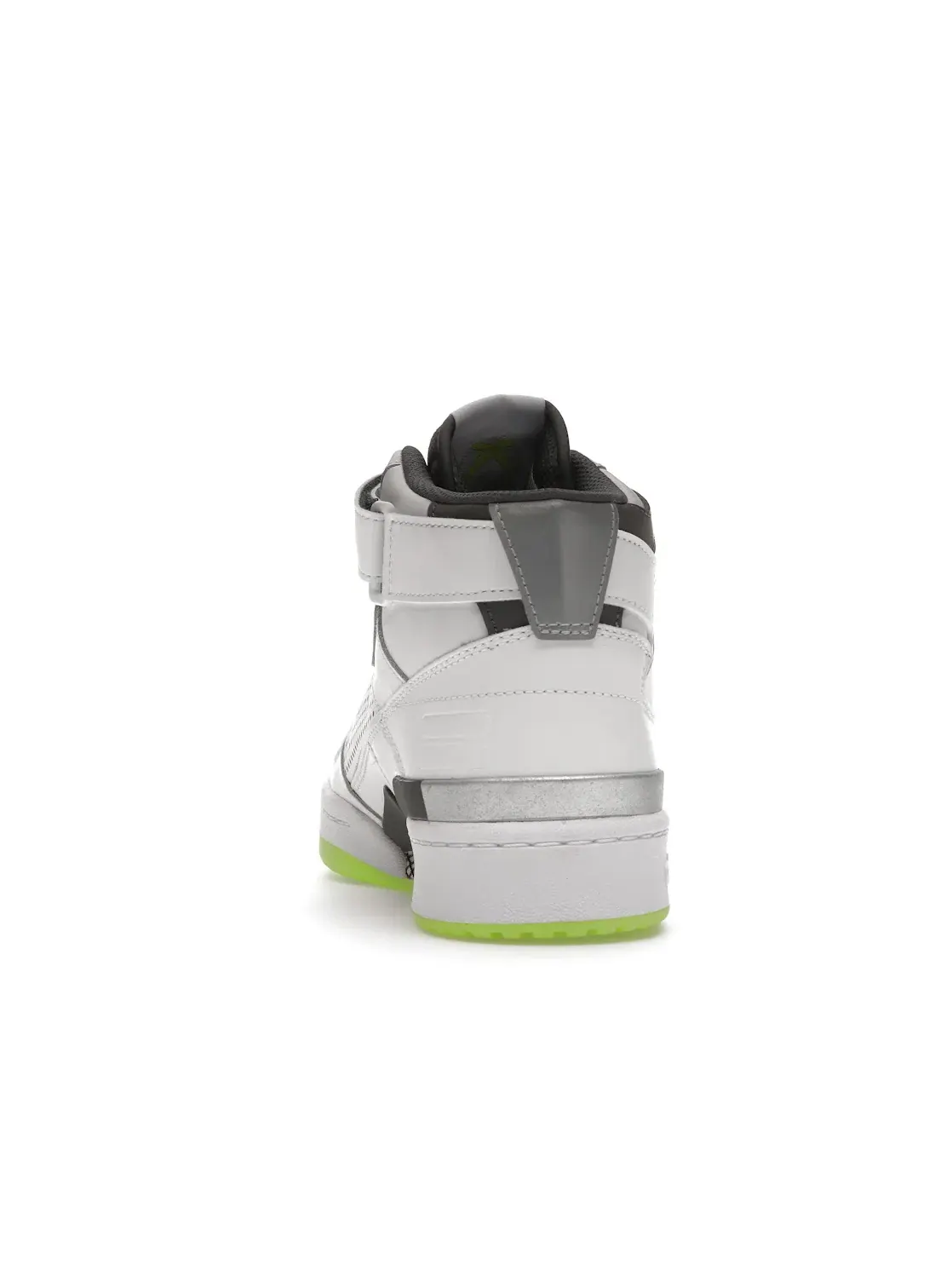 Мужские кроссовки с принтом Adidas Forum Mid — изображение 4 из 4, белый/белый/серый