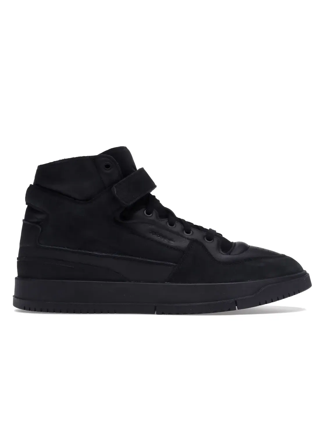 Мужские кроссовки lifestyle Adidas Forum Premiere Mid — изображение 1 из 4, черный/черный/черный