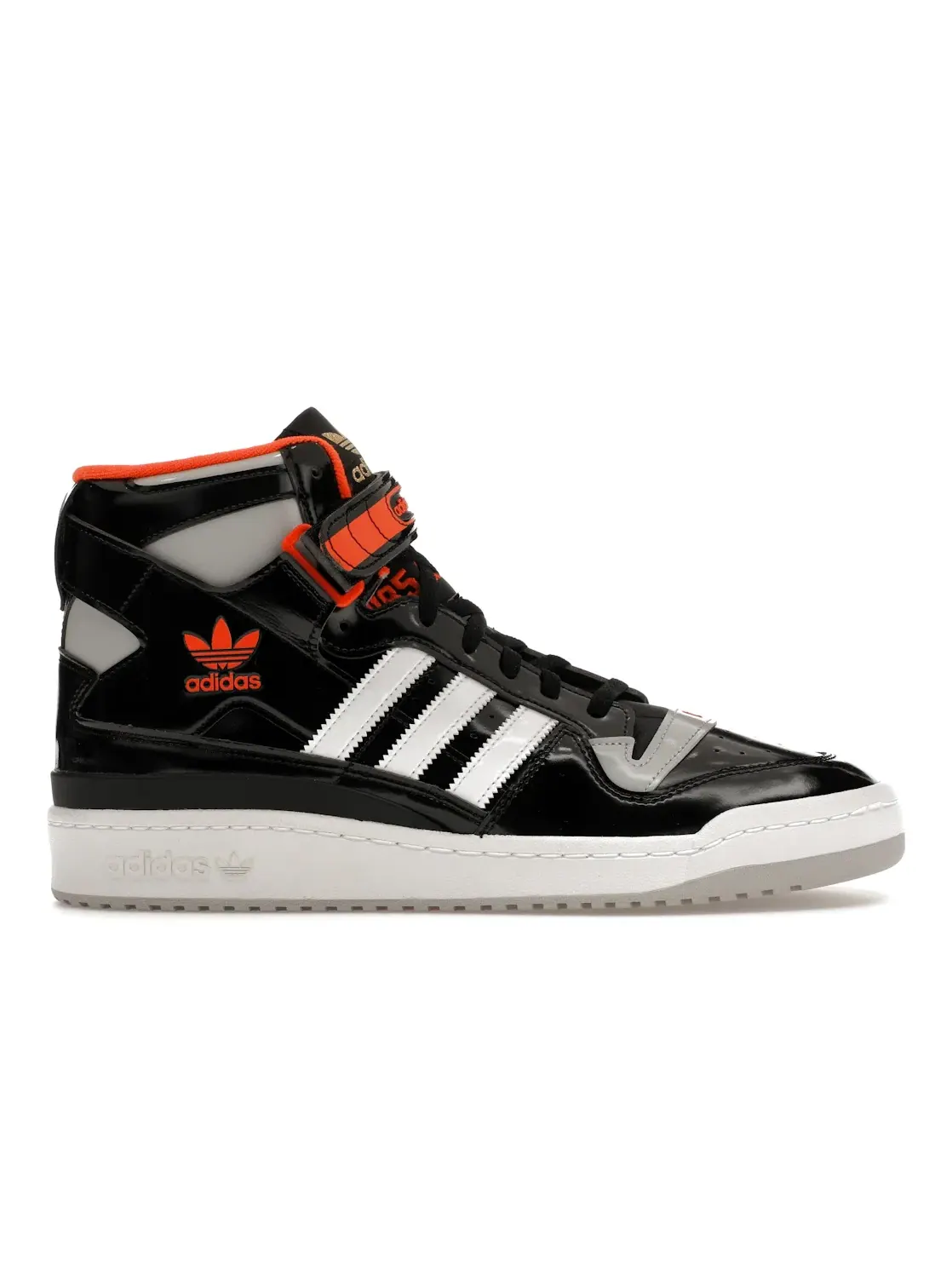 Мужские кроссовки Lifestyle Adidas Forum — изображение 1 из 4, черный/оранжевый/белый