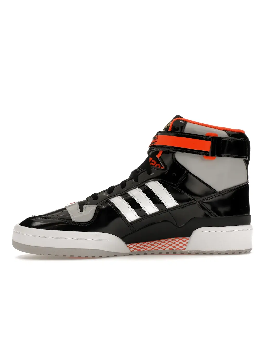 Мужские кроссовки Lifestyle Adidas Forum — изображение 3 из 4, черный/оранжевый/белый