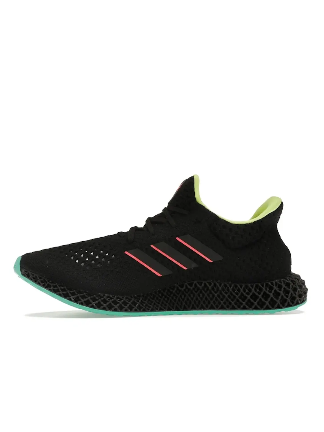 Мужские кроссовки Performance с технологией Primeknit Adidas Futurecraft 4D — изображение 3 из 4, черный/красный/зеленый