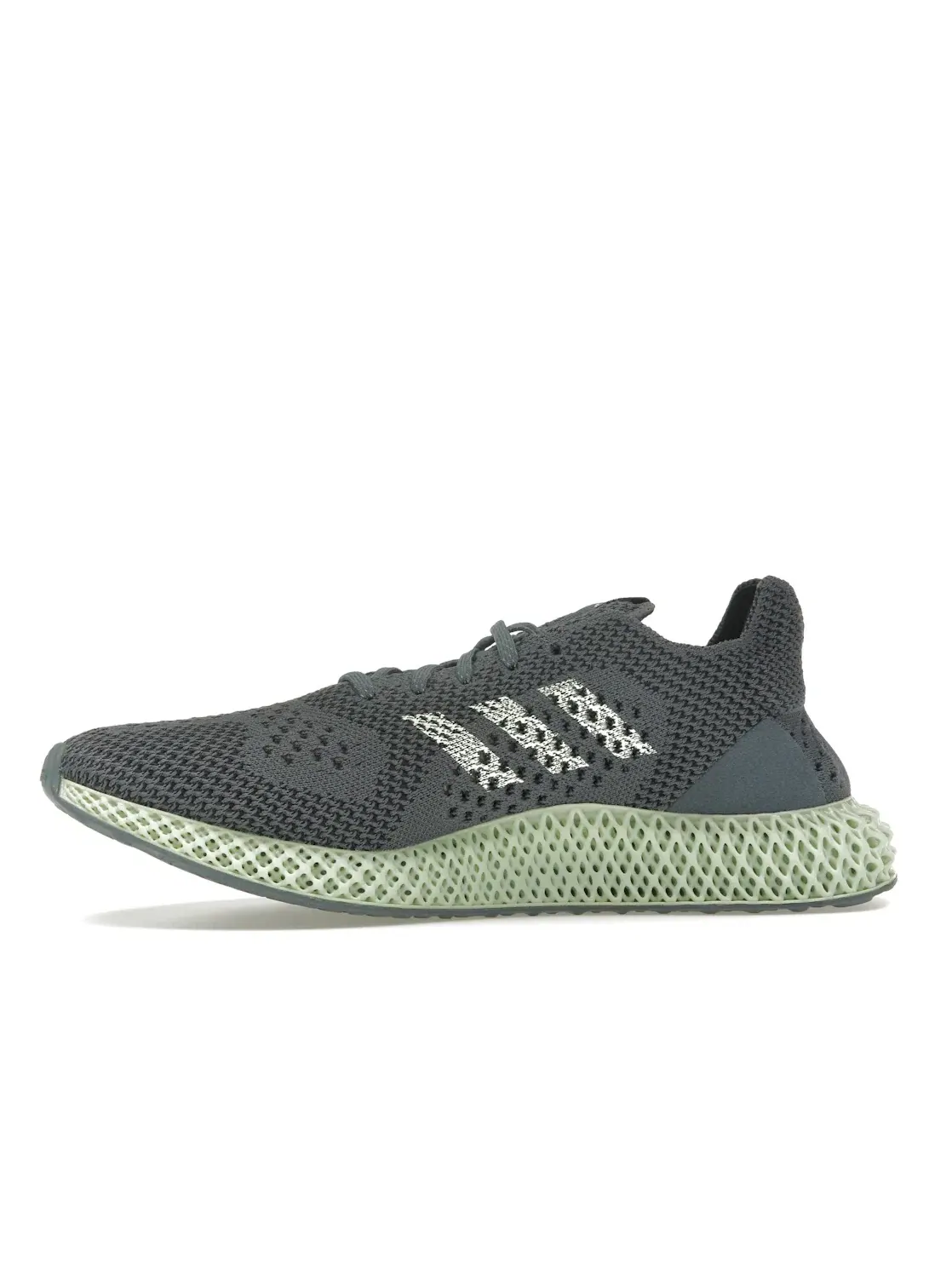 Мужские кроссовки с инновационной подошвой Adidas Futurecraft 4D — изображение 3 из 4, зеленый