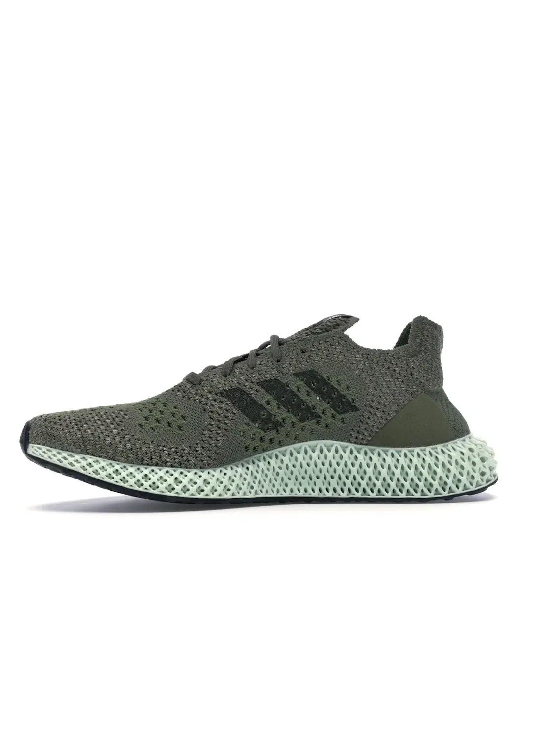 Мужские кроссовки с инновационной подошвой Adidas Futurecraft 4D Footpatrol — изображение 3 из 4, оливковый/зеленый/черный