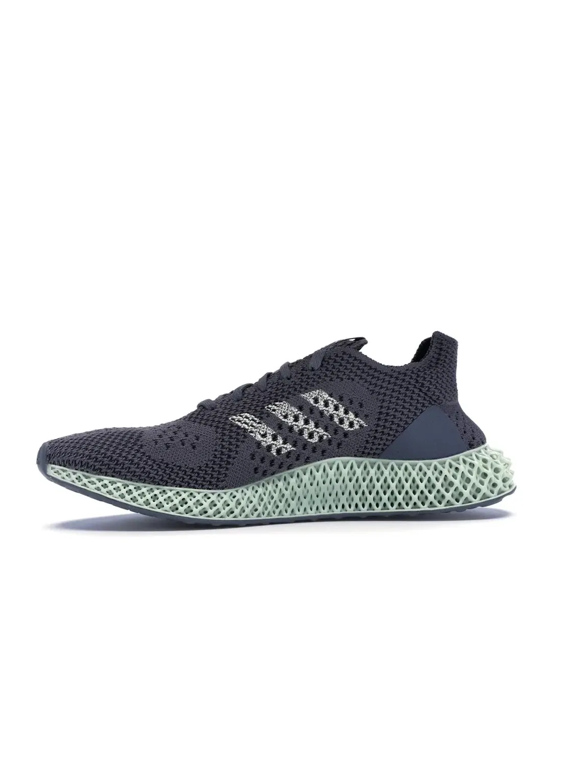 Мужские кроссовки с технологией Futurecraft 4D Adidas — изображение 3 из 4, зеленый/серый