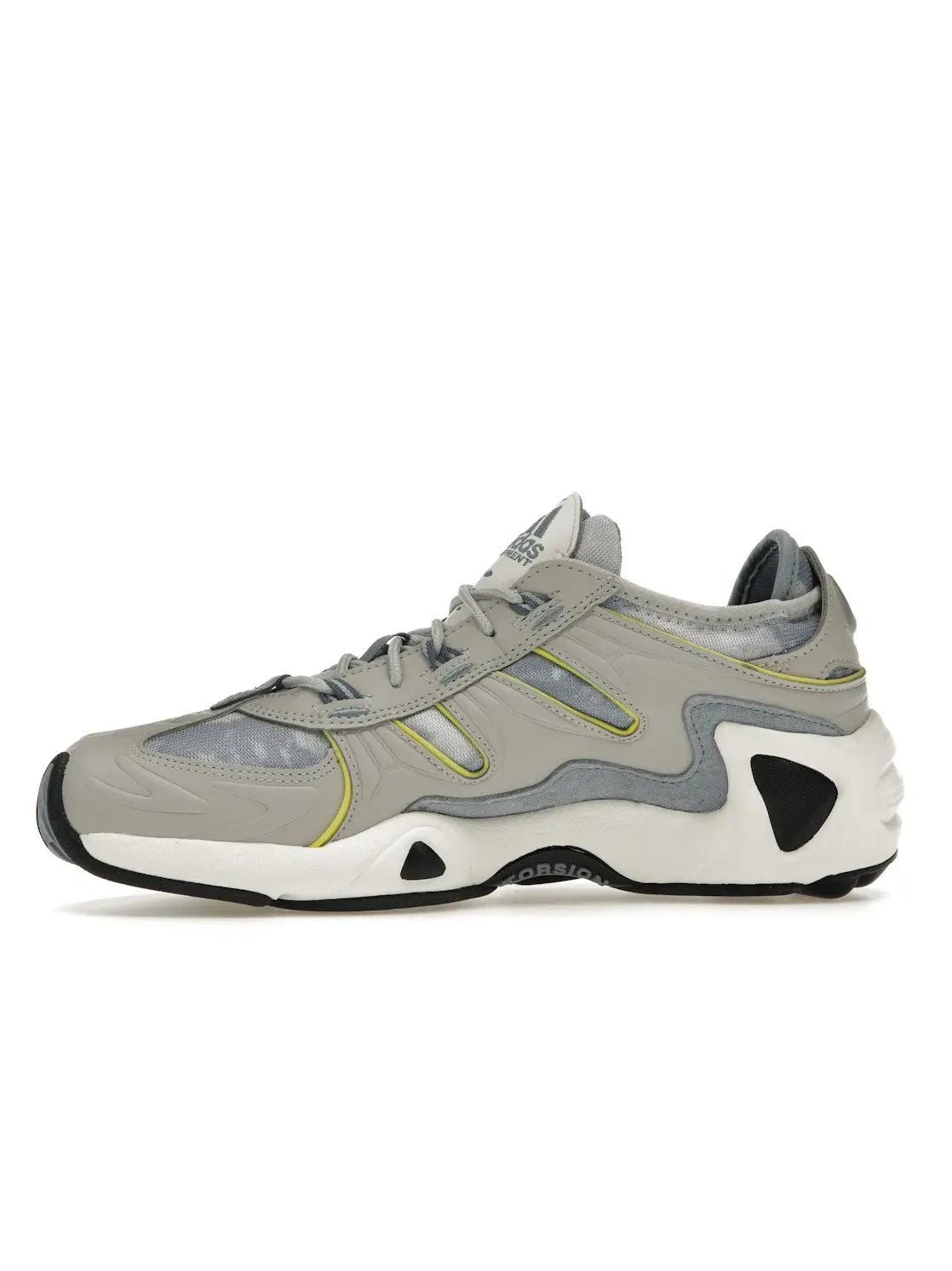 Мужские кроссовки Lifestyle Adidas FYW S-97 — изображение 3 из 4, серый/серый/желтый