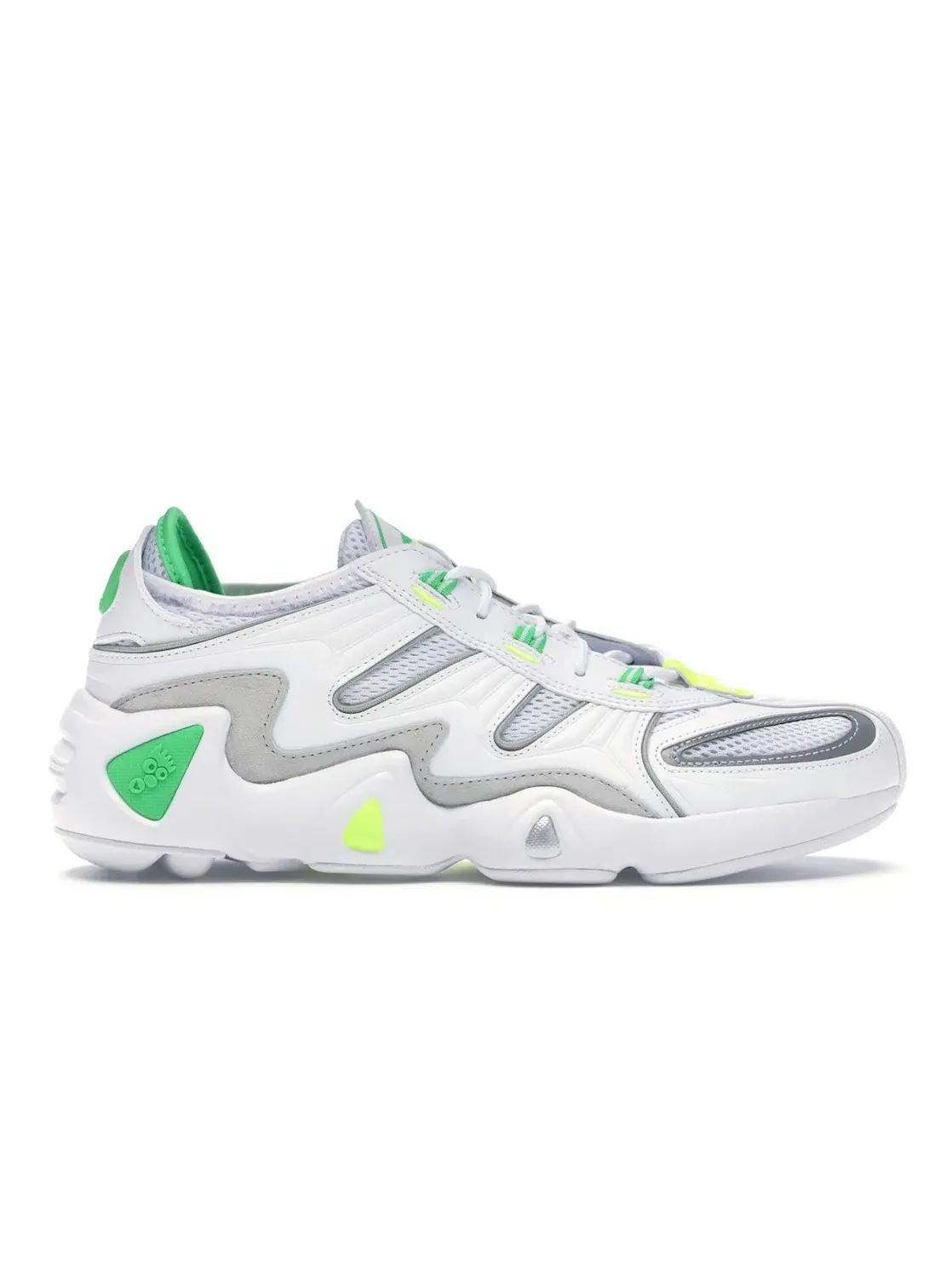 Мужские кроссовки Ronnie Fieg Adidas FYW S-97 — изображение 1 из 4, белый/зеленый/желтый
