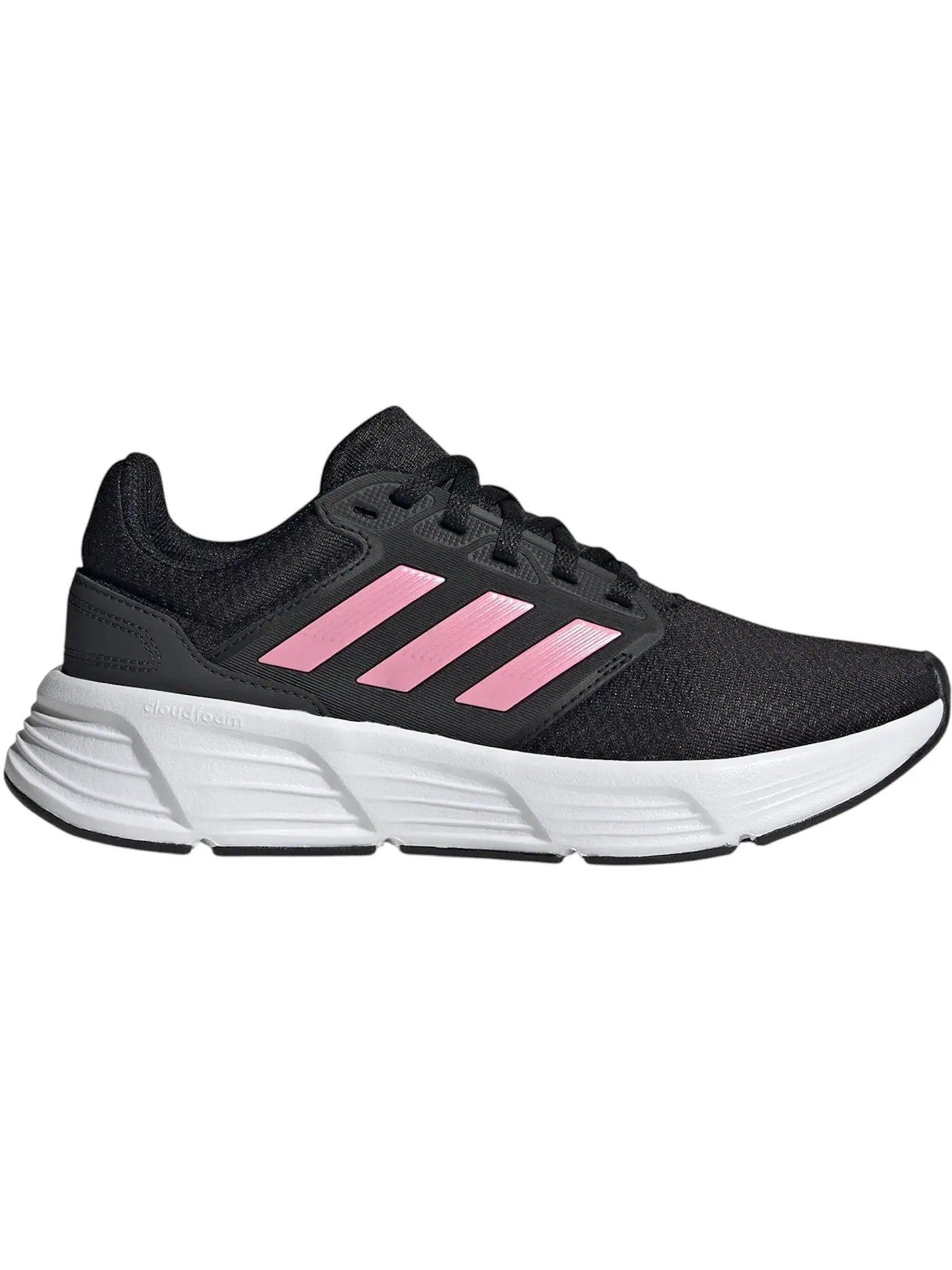 Женские кроссовки для бега Adidas Galaxy 6 — изображение 1 из 1, черный/розовый