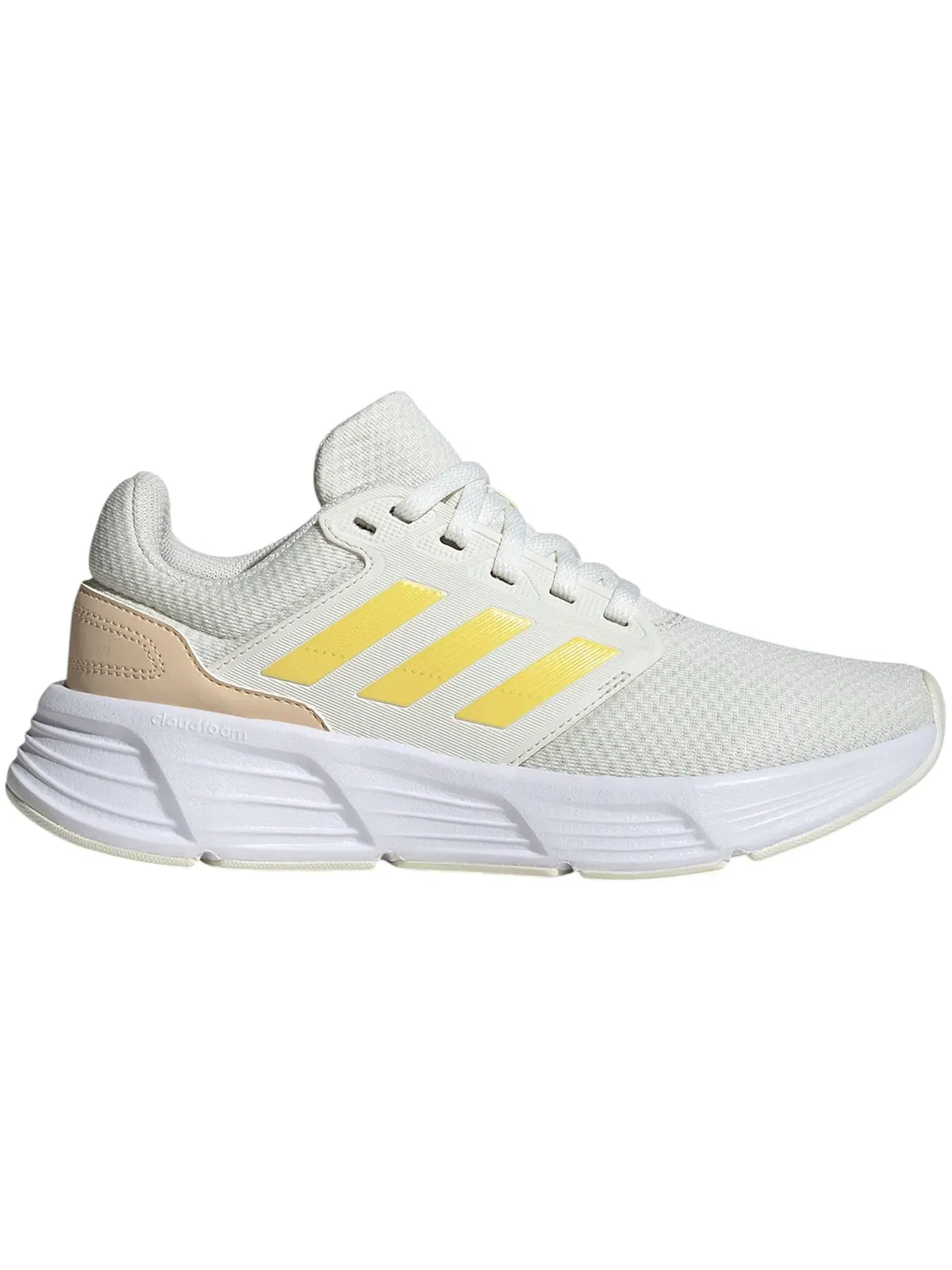 Женские кроссовки для бега Adidas Galaxy 6 — изображение 1 из 1, слоновая кость песочный