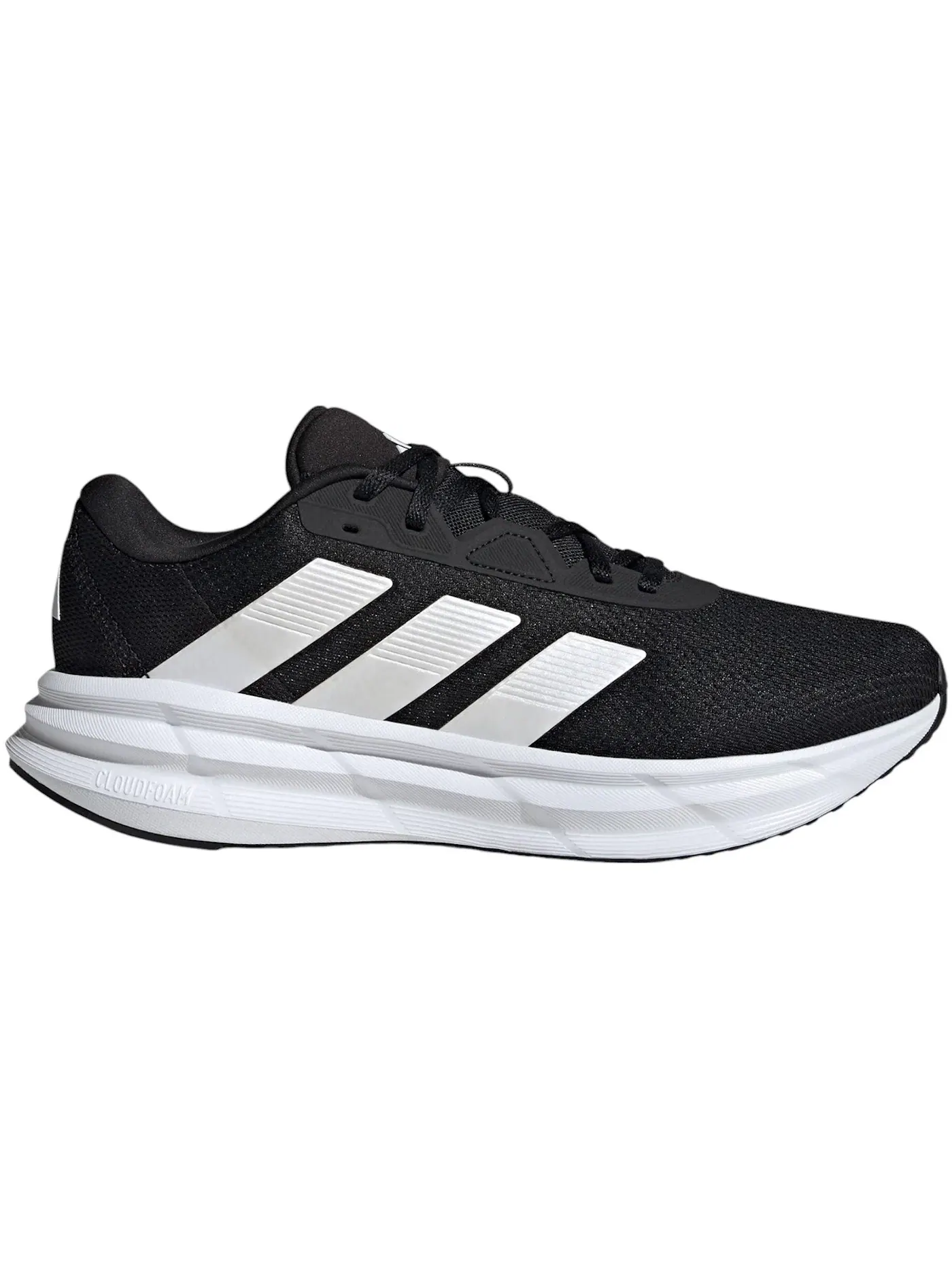 Мужские кроссовки для бега Galaxy 7 Adidas — изображение 1 из 1, черный/белый/черный