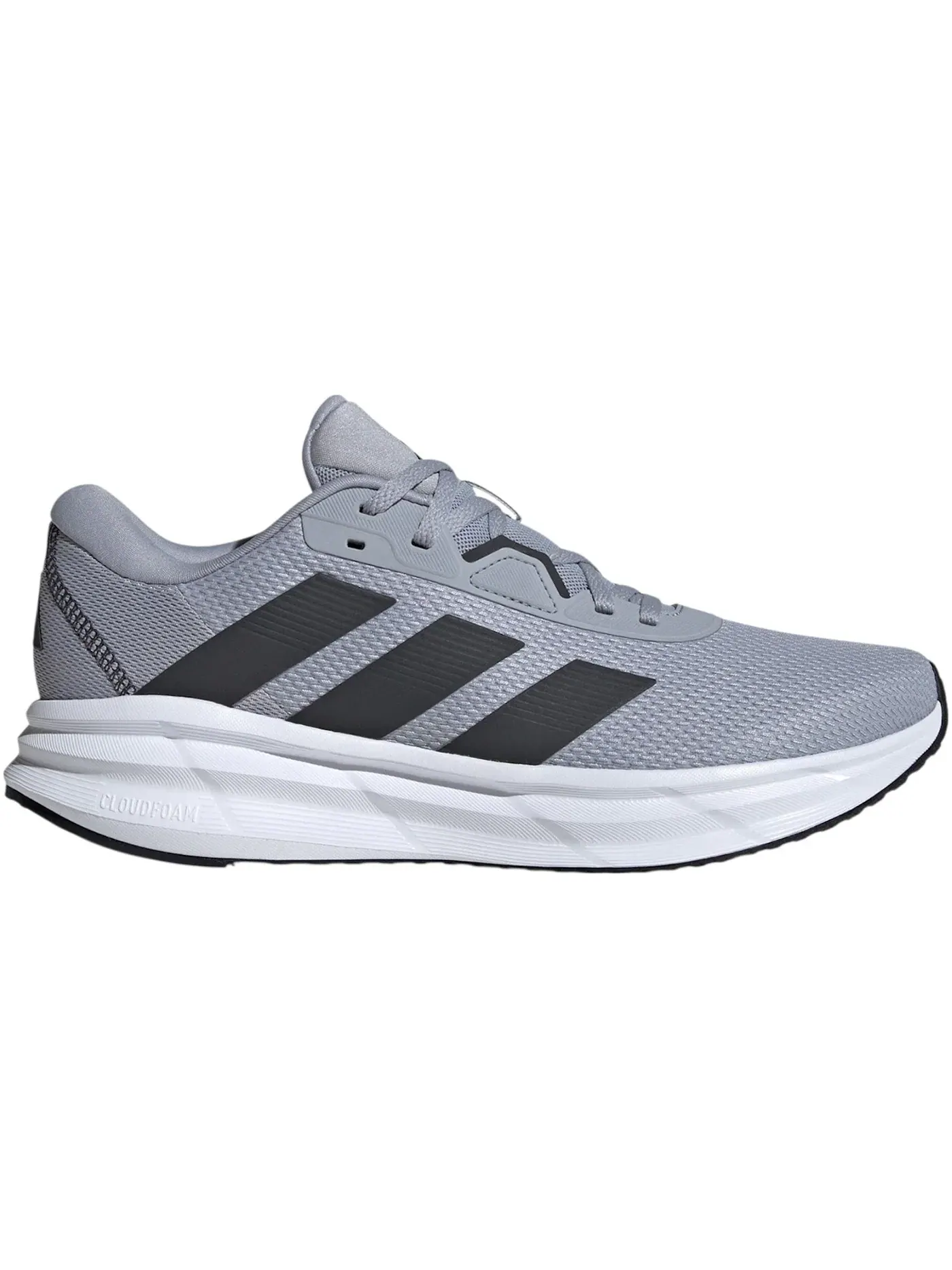 Мужские кроссовки беговые Adidas Galaxy 7 — изображение 1 из 1, серебристый//черный