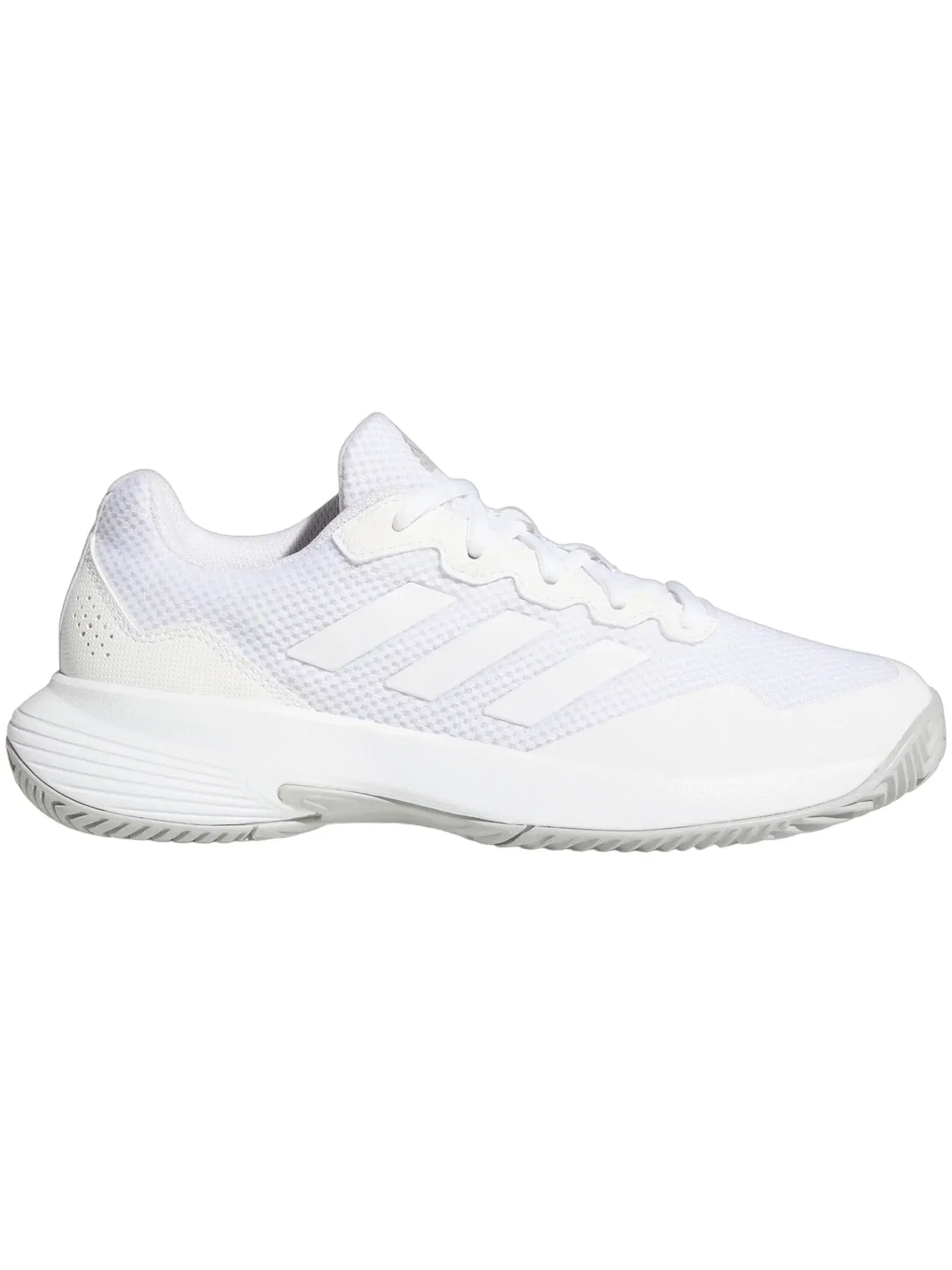Женские кроссовки для тенниса Adidas Gamecourt 2.0 — изображение 1 из 1, белый/белый/серый