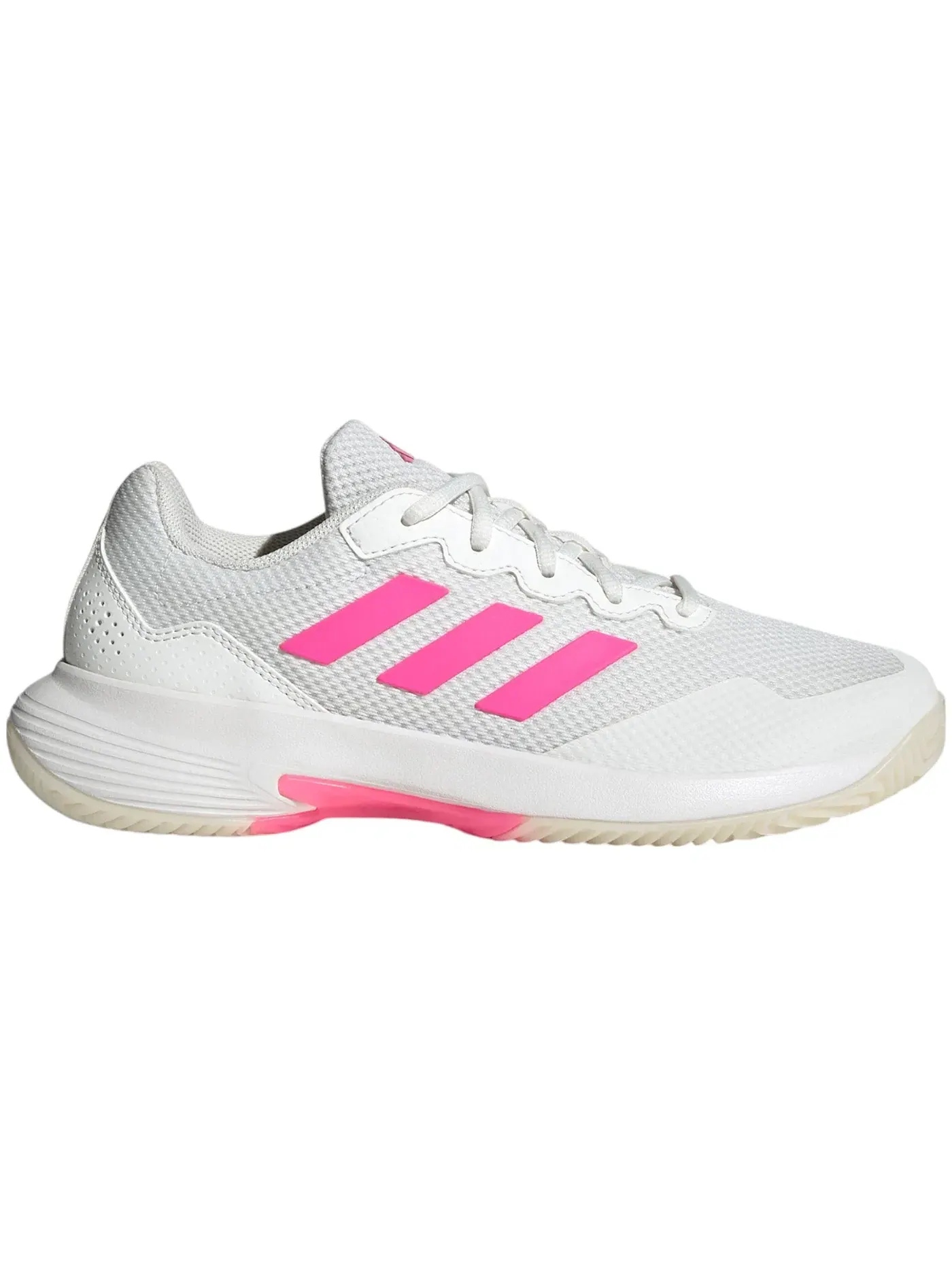 Женские кроссовки для тенниса Adidas Gamecourt 2.0 — изображение 1 из 1, белый розовый черный