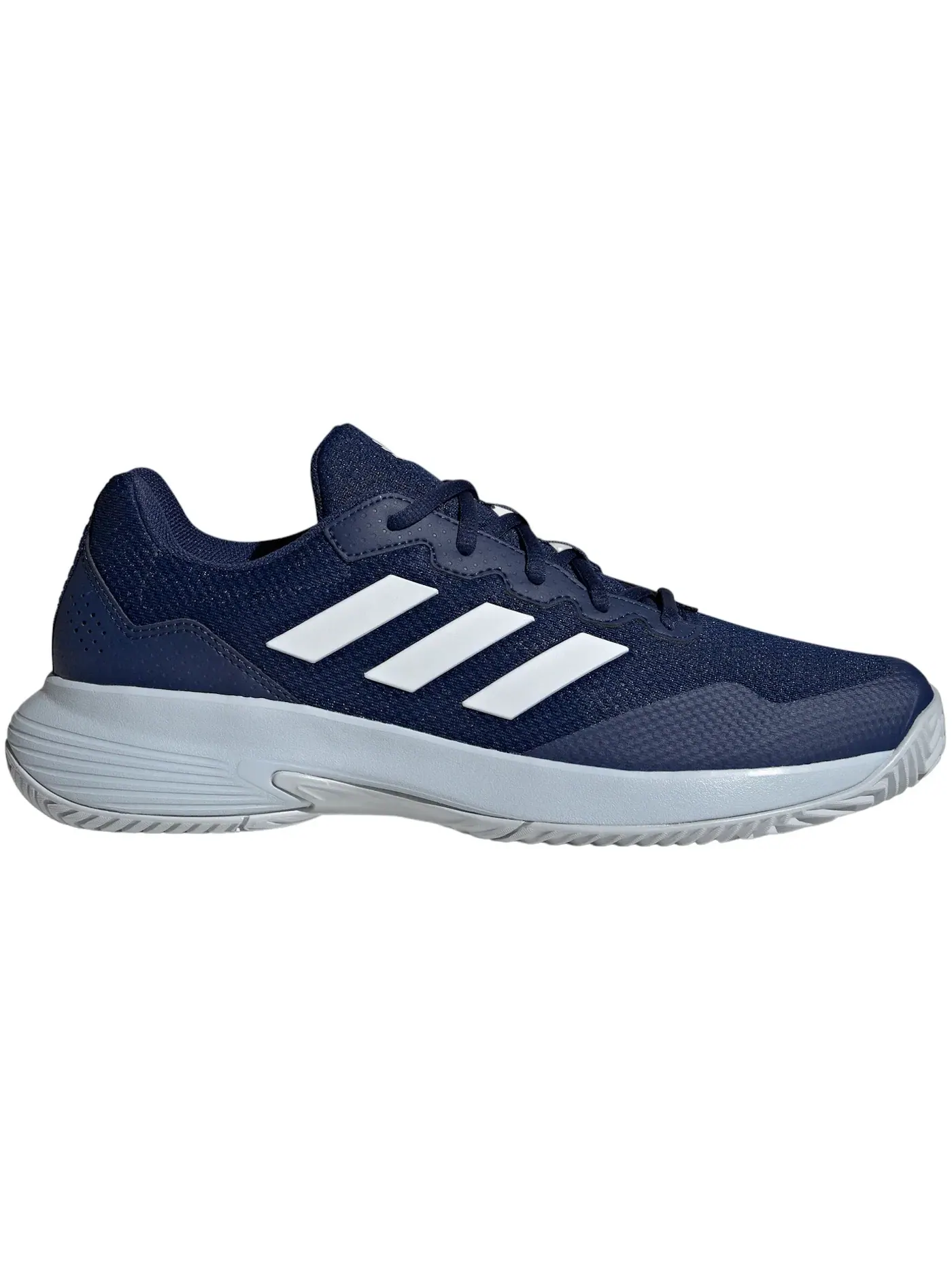 Мужские кроссовки для тенниса Adidas Gamecourt 2.0 — изображение 1 из 1, темный синий белый синий