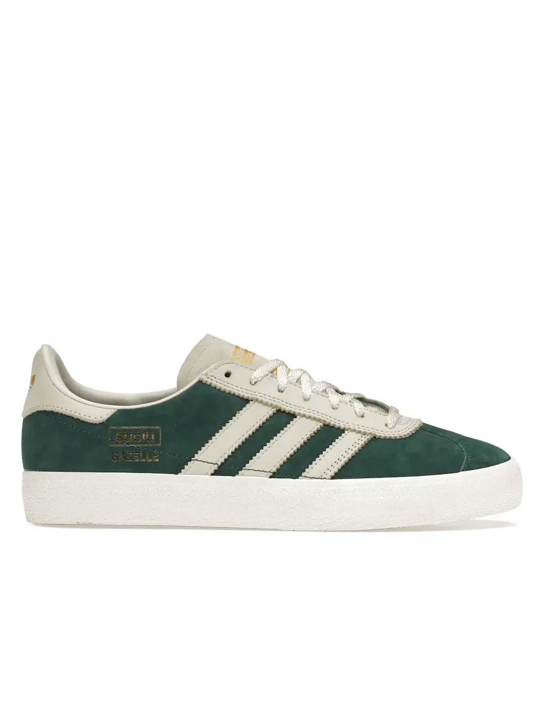 Мужские кроссовки для скейтбординга Adidas Gazelle ADV Mark Suciu — изображение 1 из 4, зеленый/белый/белый