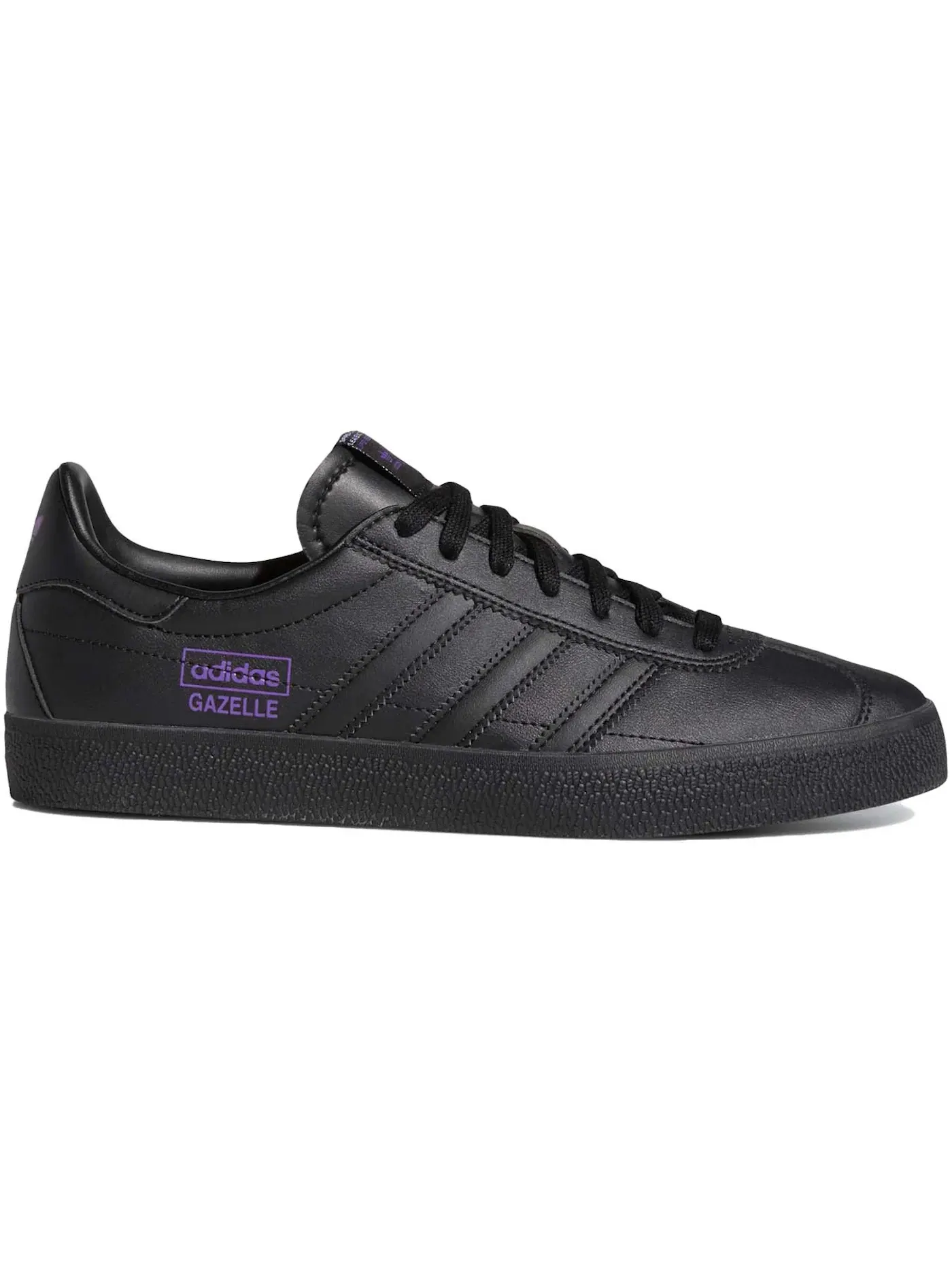 Мужские кроссовки Lifestyle Adidas Gazelle ADV — изображение 1 из 1, черный/черный/фиолетовый