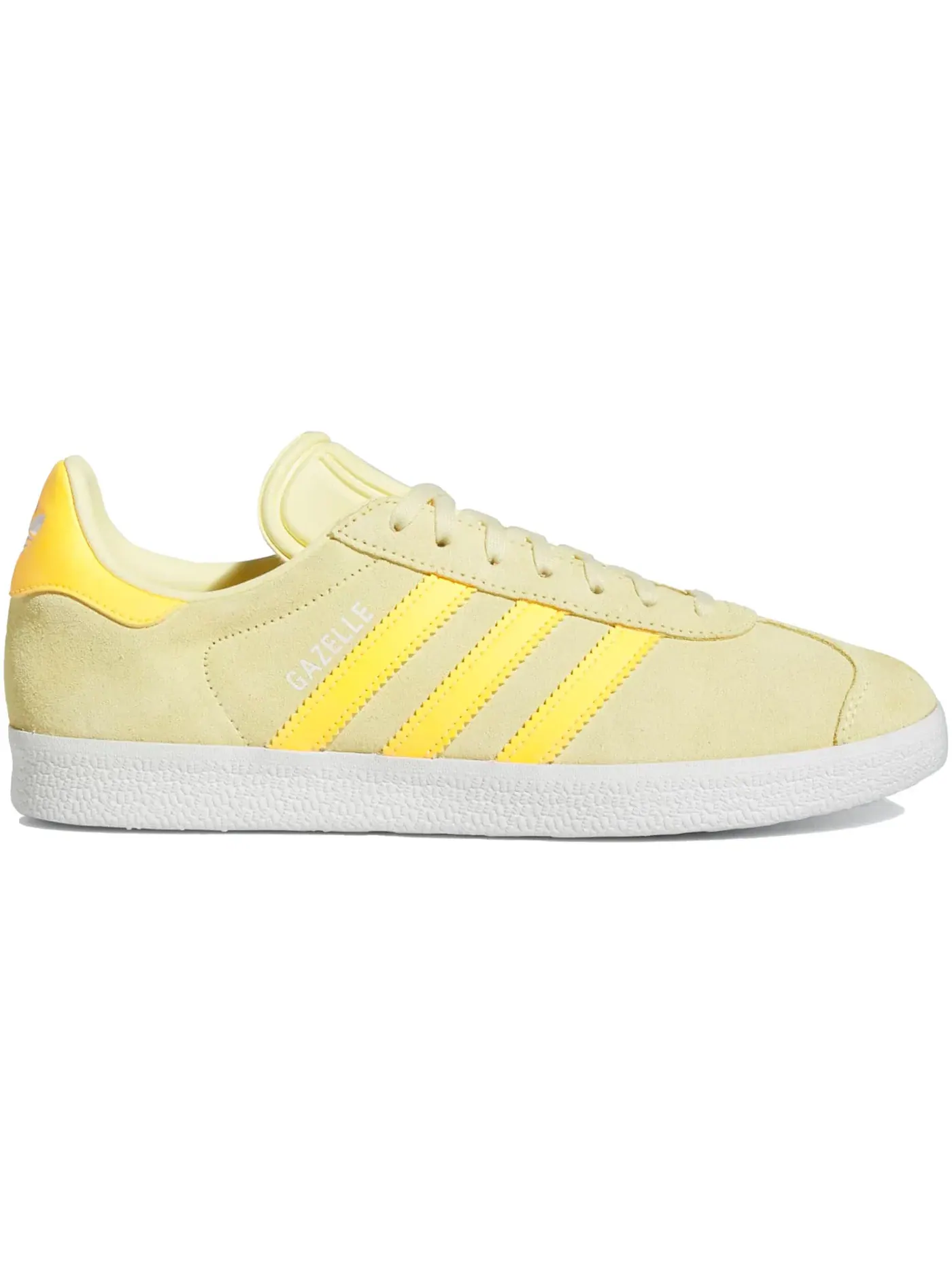 Женские кроссовки с замшевым верхом Adidas Gazelle Adidas — изображение 1 из 1, желтый золотистый белый