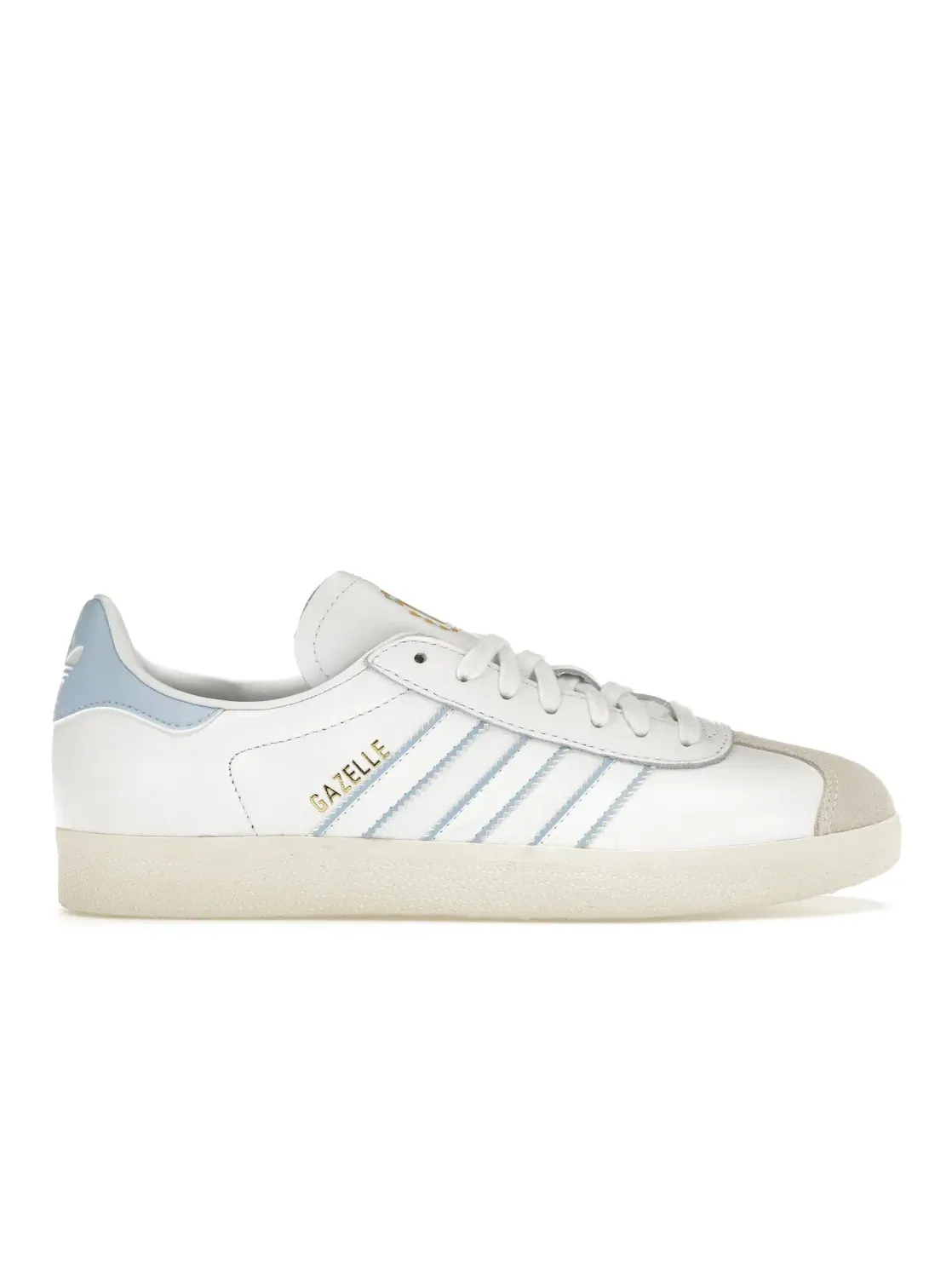 Мужские кроссовки Adidas Gazelle — изображение 1 из 4, белый/синий/белый