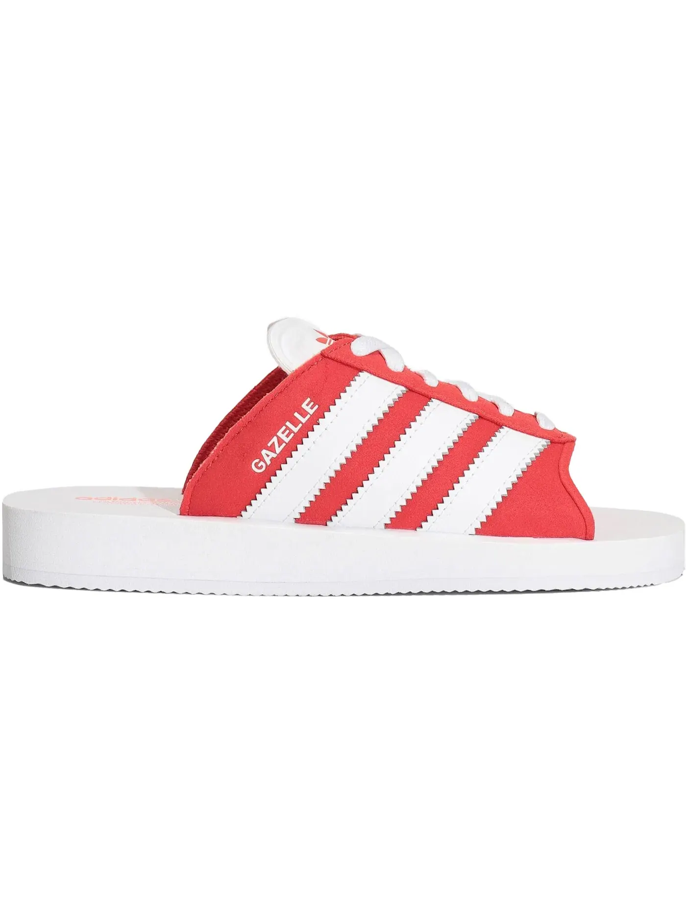 Женские сандалии с открытым носком Adidas Gazelle Beach — изображение 1 из 1, красный/белый/белый