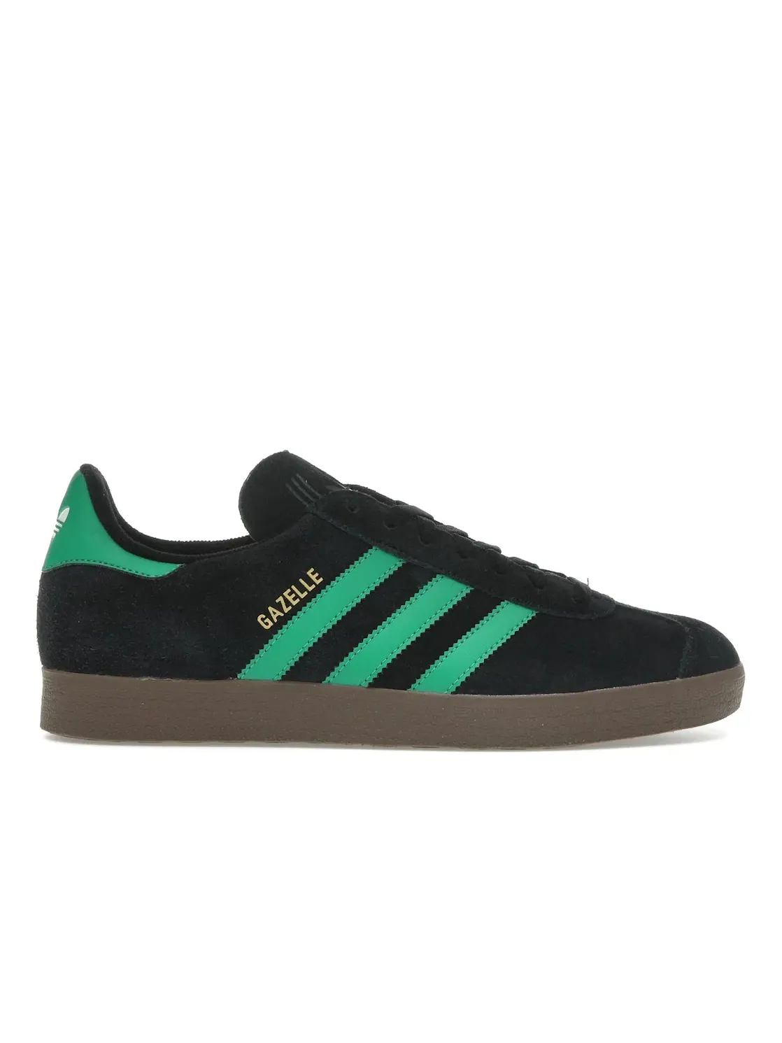 Мужские кроссовки lifestyle Adidas Gazelle — изображение 1 из 4, черный/зеленый/белый