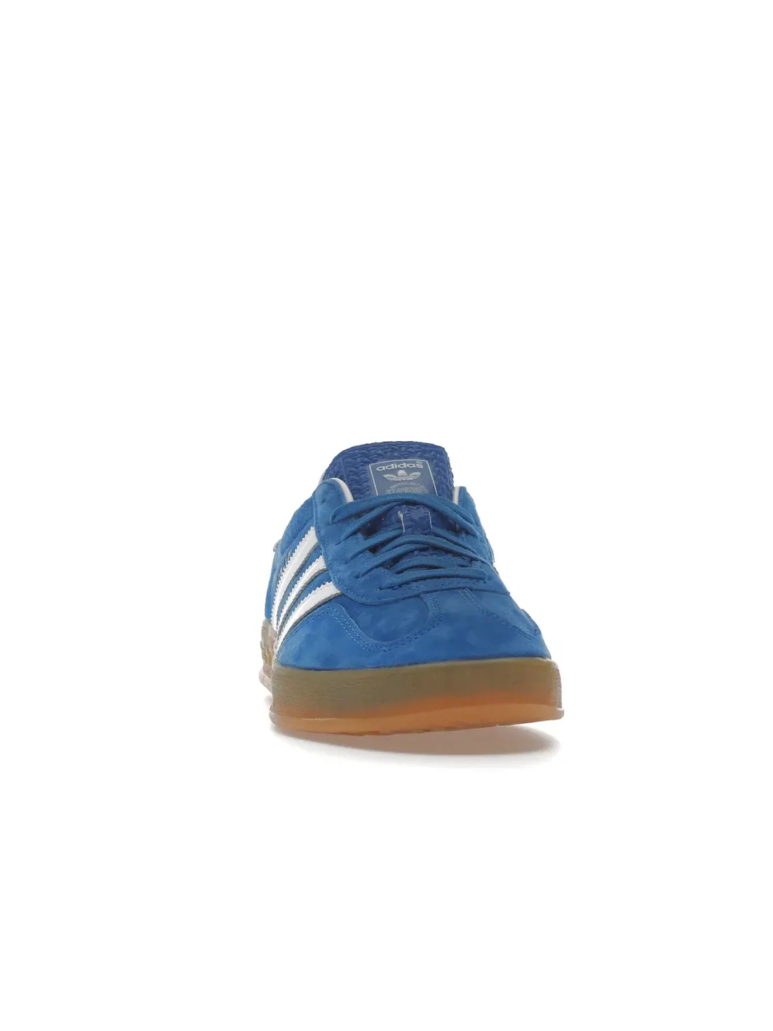 Мужские кроссовки с замшевым верхом Adidas Gazelle Indoor — изображение 2 из 4, синий/белый/синий