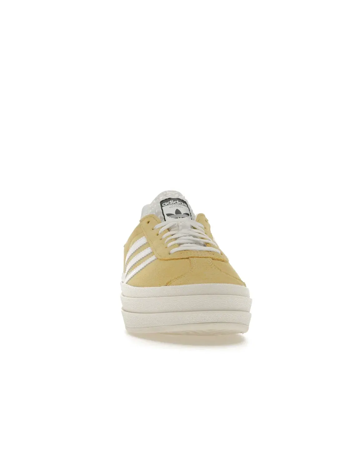 Женские кроссовки Lifestyle Adidas Gazelle Bold — изображение 2 из 4, желтый/белый