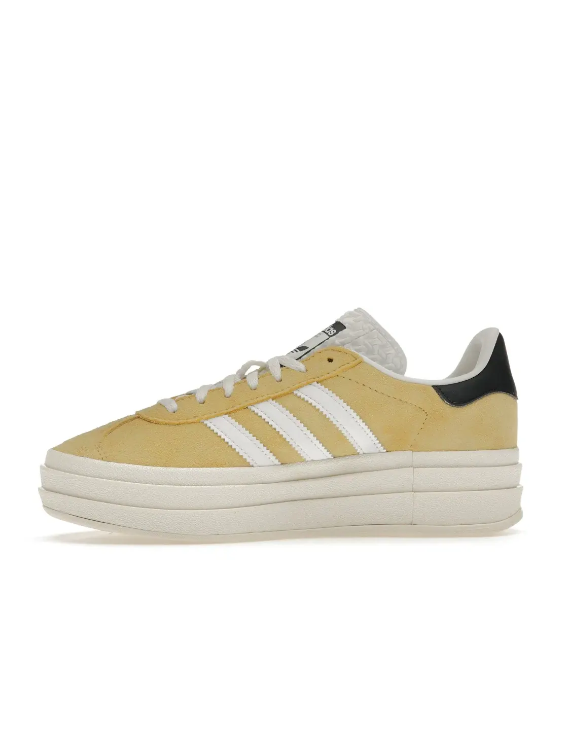Женские кроссовки Lifestyle Adidas Gazelle Bold — изображение 3 из 4, желтый/белый