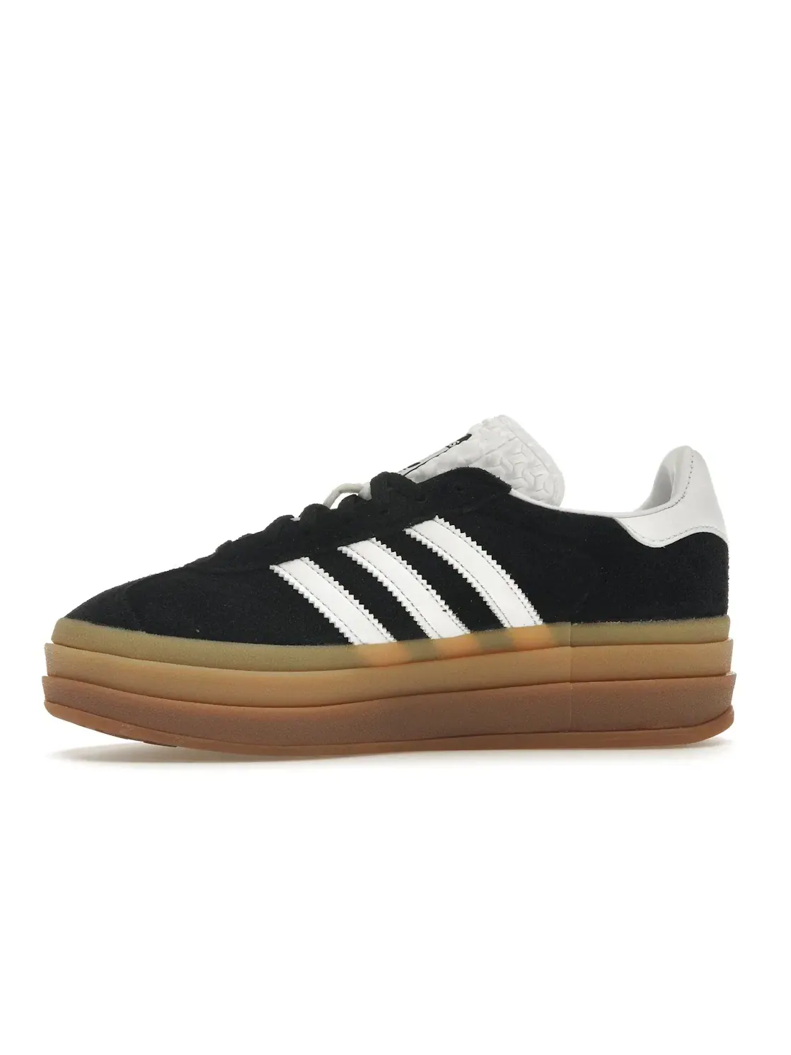 Женские кроссовки на платформе Gazelle Bold Adidas — изображение 3 из 4, черный/белый/белый