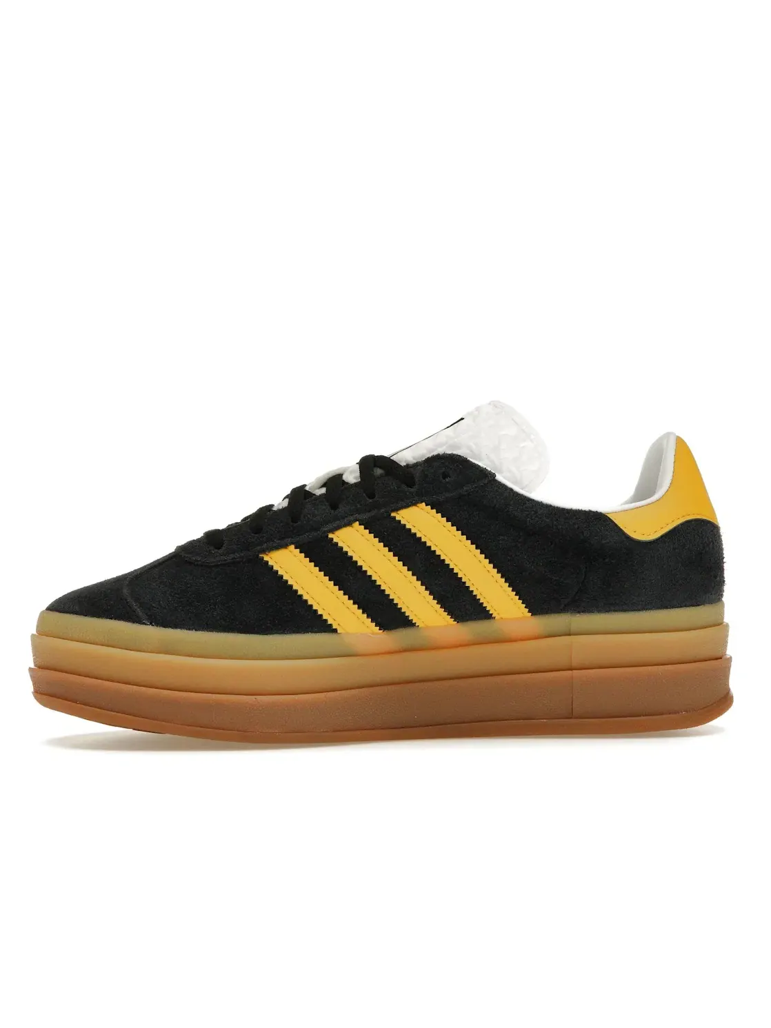 Женские кроссовки Lifestyle Adidas Gazelle Bold — изображение 3 из 4, черный/золотистый/белый