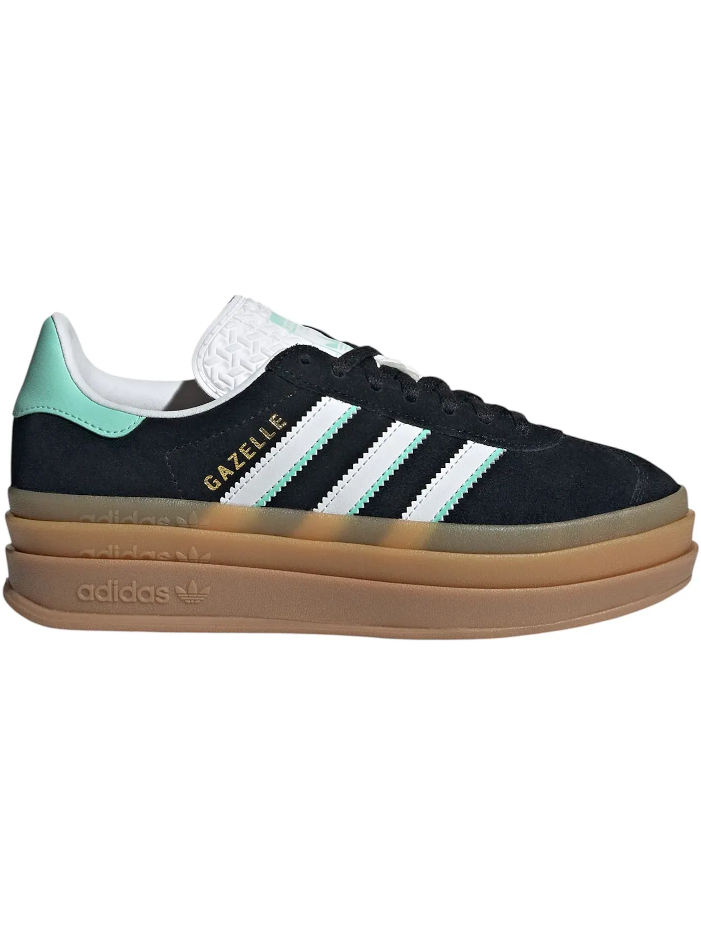 Детские кроссовки Lifestyle Adidas Gazelle Bold — изображение 1 из 1, черный белый