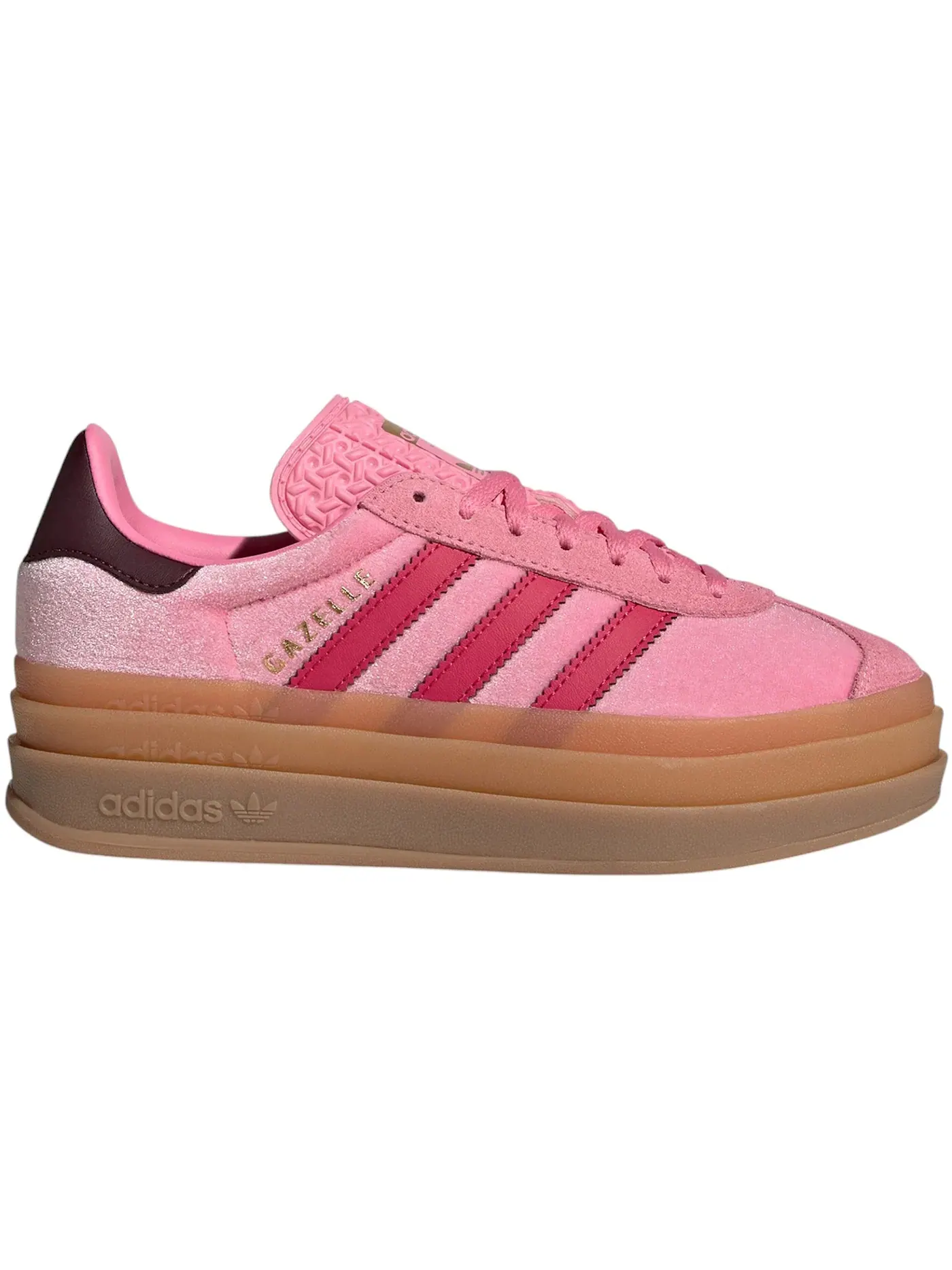 Детские кроссовки lifestyle Adidas Gazelle Bold — изображение 1 из 1, розовый красный