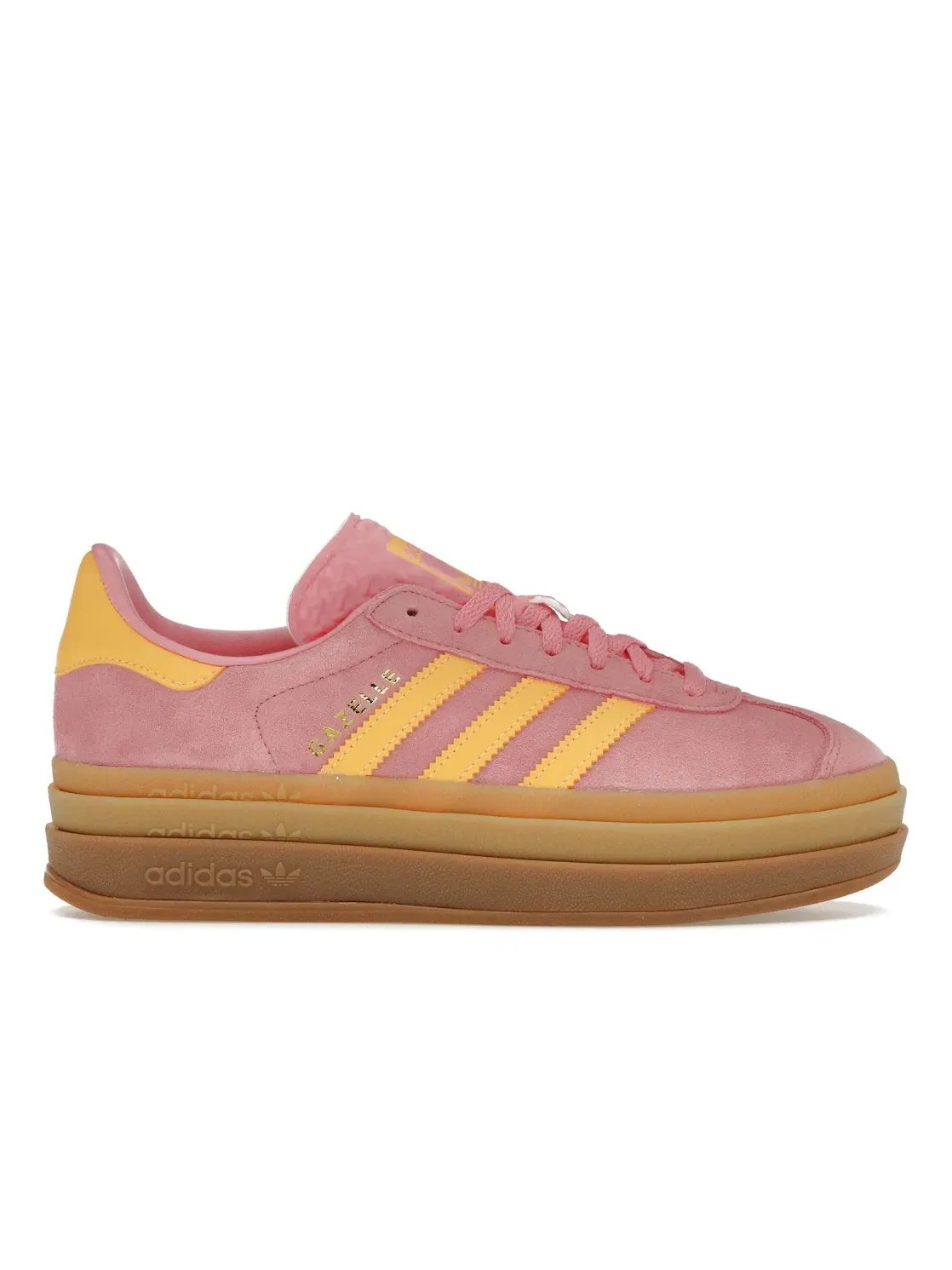 Женские кроссовки с платформой Adidas Gazelle Bold — изображение 1 из 4, розовый