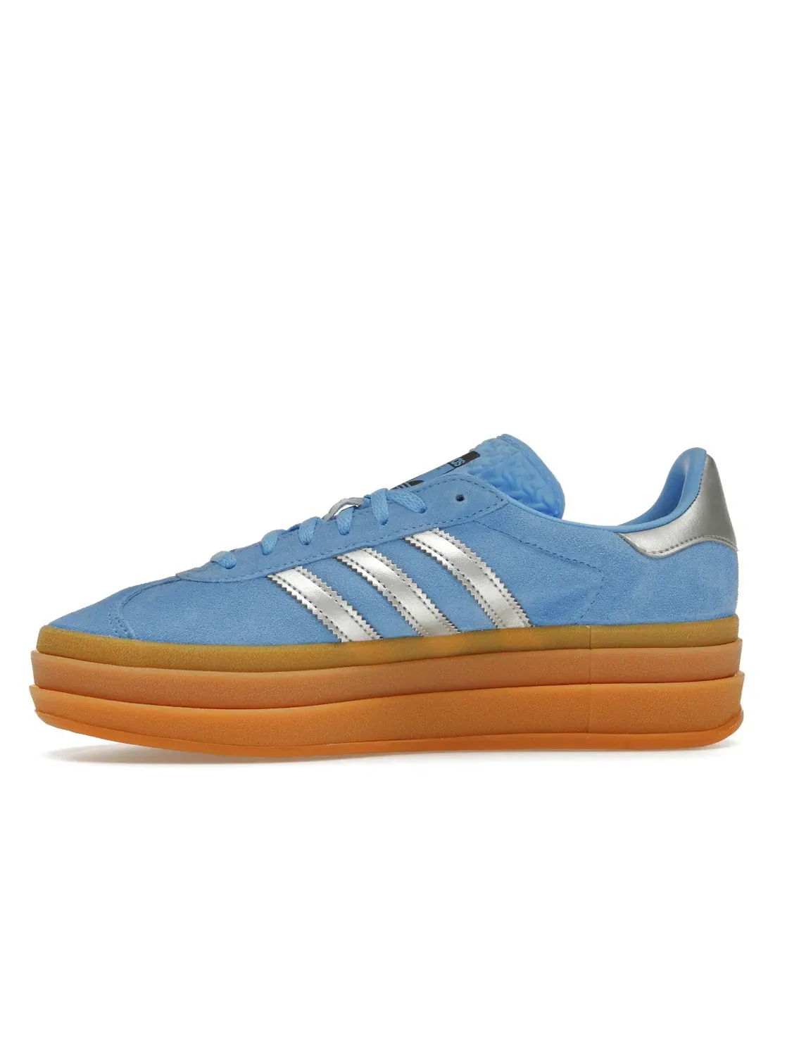 Женские кроссовки Adidas Gazelle Bold — изображение 3 из 4, синий/серебристый