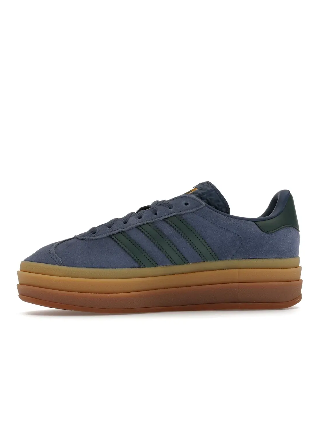 Женские кроссовки lifestyle с модельным дизайном Adidas Gazelle Bold — изображение 3 из 4, синий зеленый