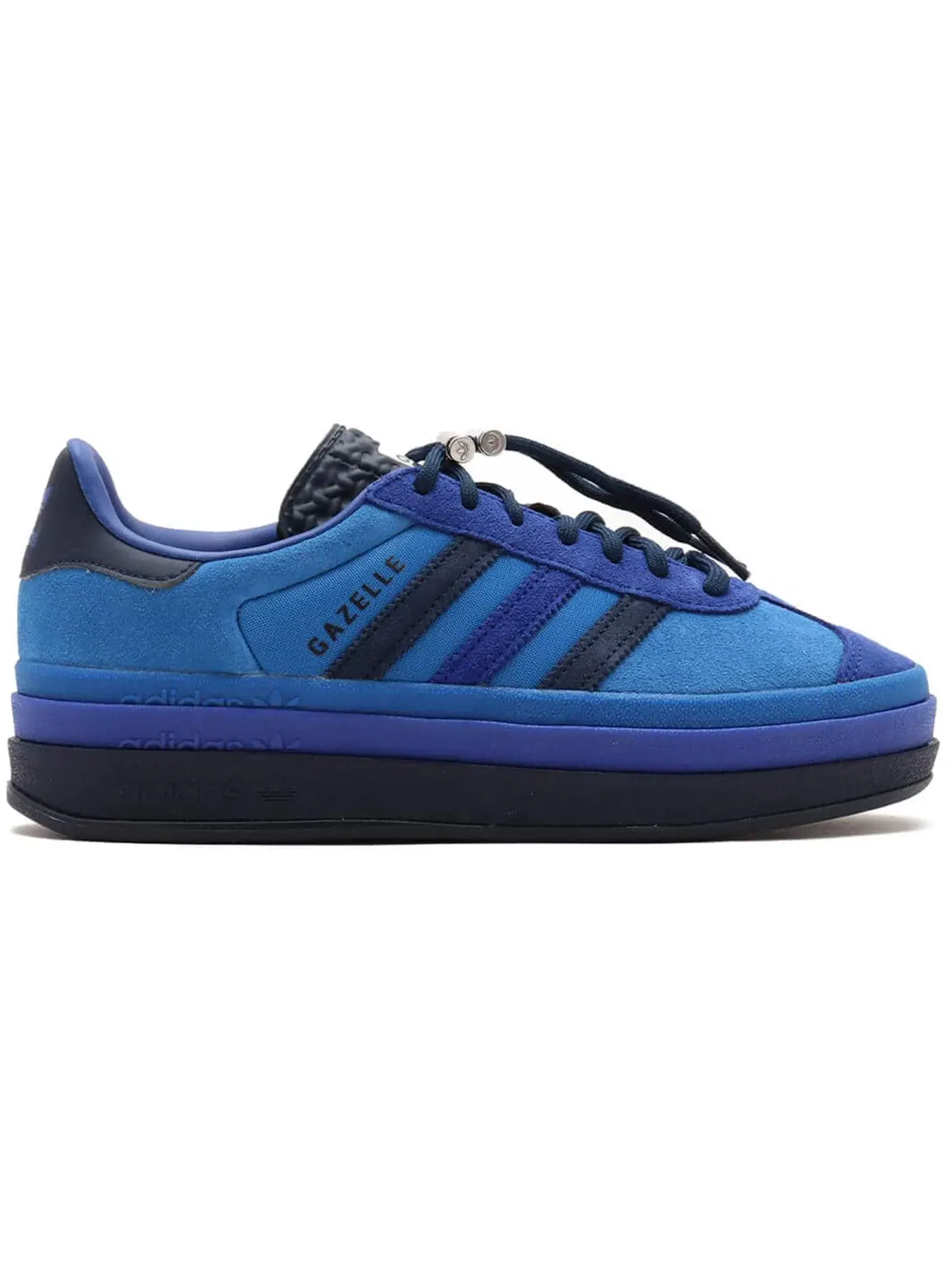Женские кроссовки lifestyle Adidas Gazelle Bold — изображение 1 из 1, яркий синий темно-синий