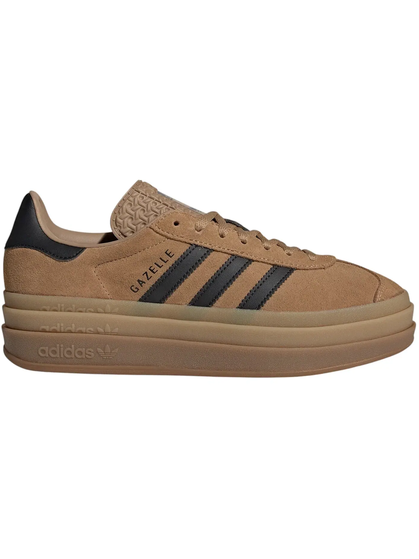 Женские кроссовки на платформе Gazelle Bold Adidas — изображение 1 из 1, черный