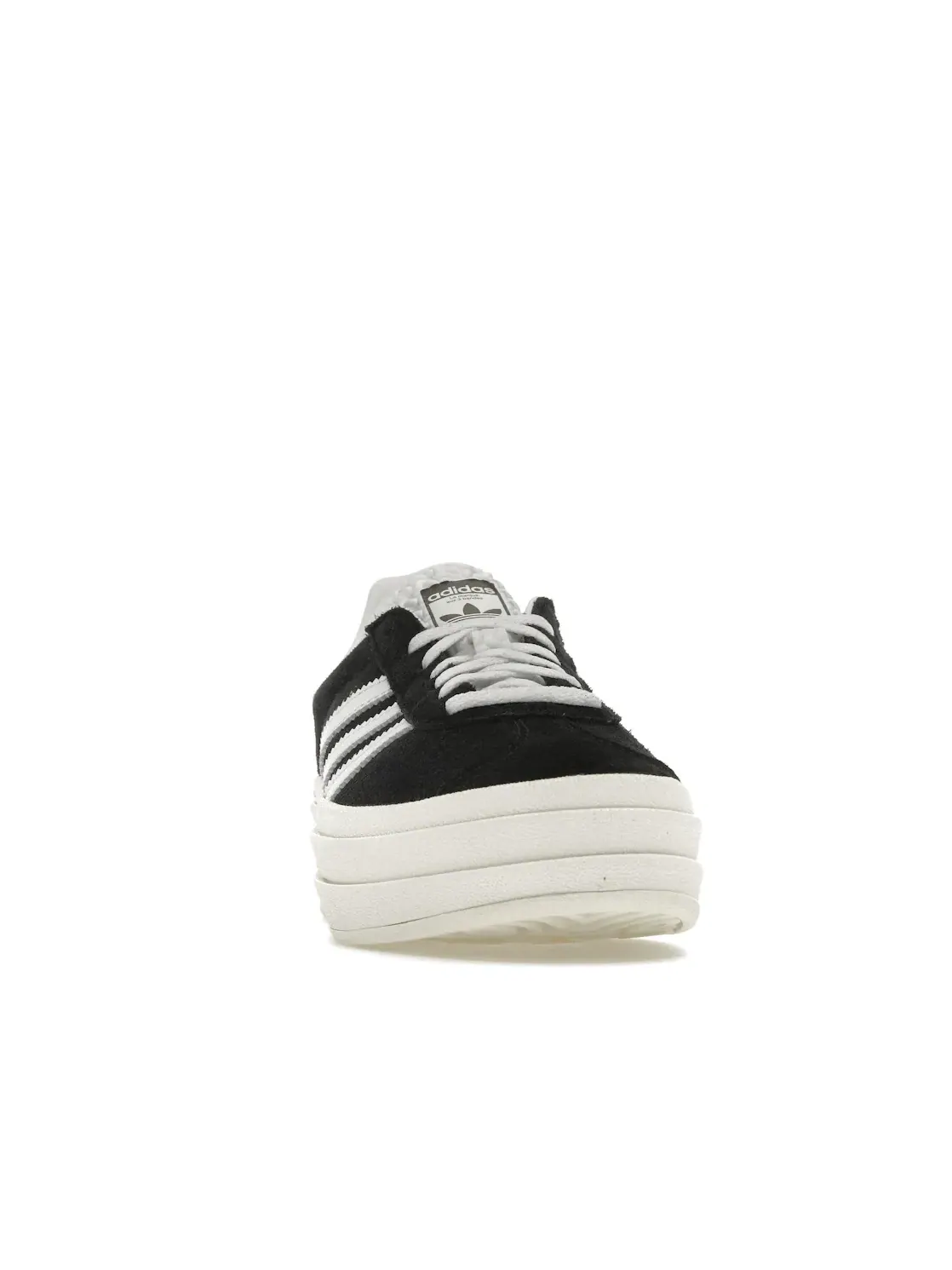 Женские кроссовки Lifestyle с принтом Adidas Gazelle Bold — изображение 2 из 4, черный/белый/белый
