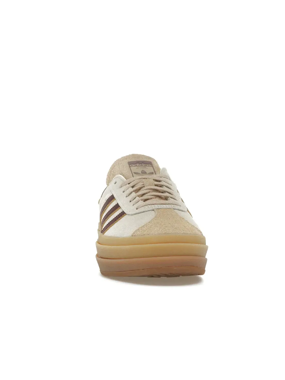 Женские кроссовки lifestyle Adidas Gazelle Bold — изображение 2 из 4, кремовый белый//бежевый