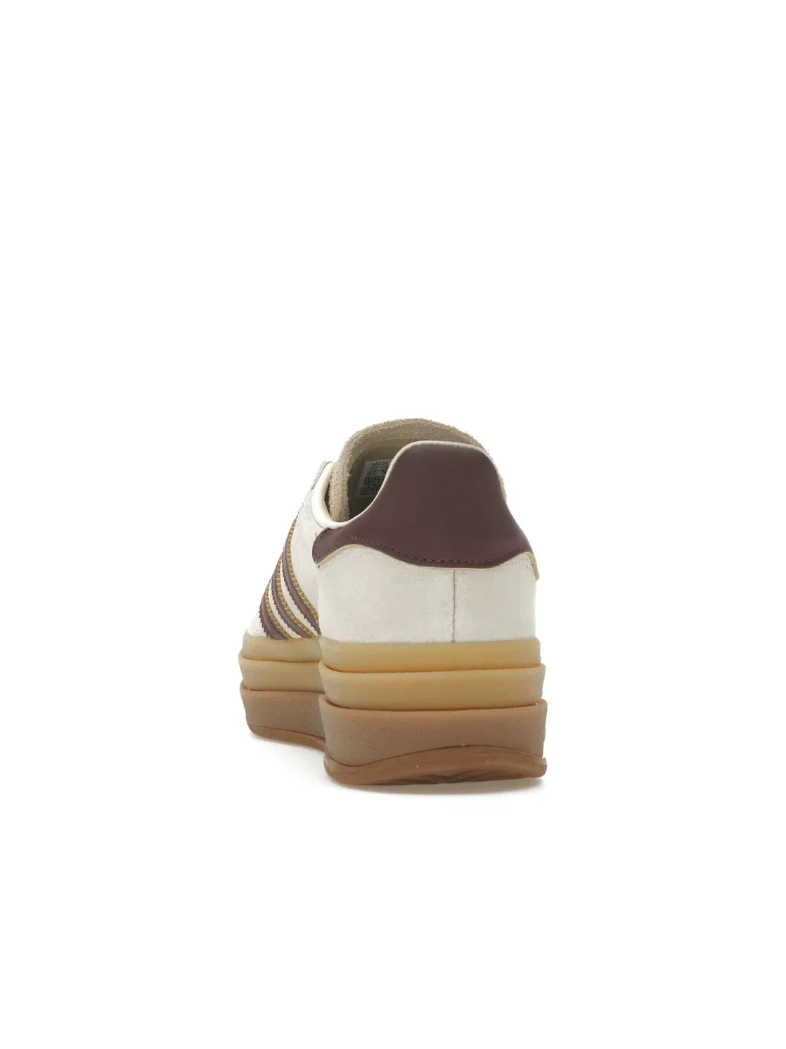 Женские кроссовки lifestyle Adidas Gazelle Bold — изображение 4 из 4, кремовый белый//бежевый