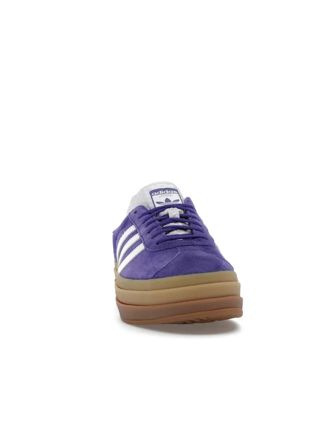 Женские кроссовки Lifestyle Adidas Gazelle Bold — изображение 2 из 4, белый/фиолетовый