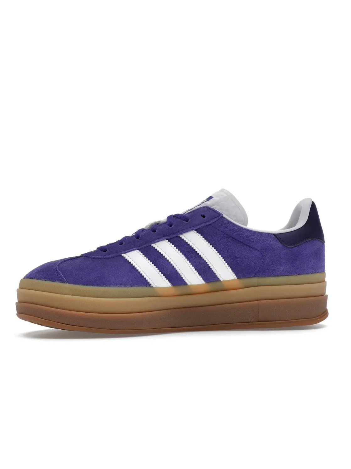 Женские кроссовки Lifestyle Adidas Gazelle Bold — изображение 3 из 4, белый/фиолетовый