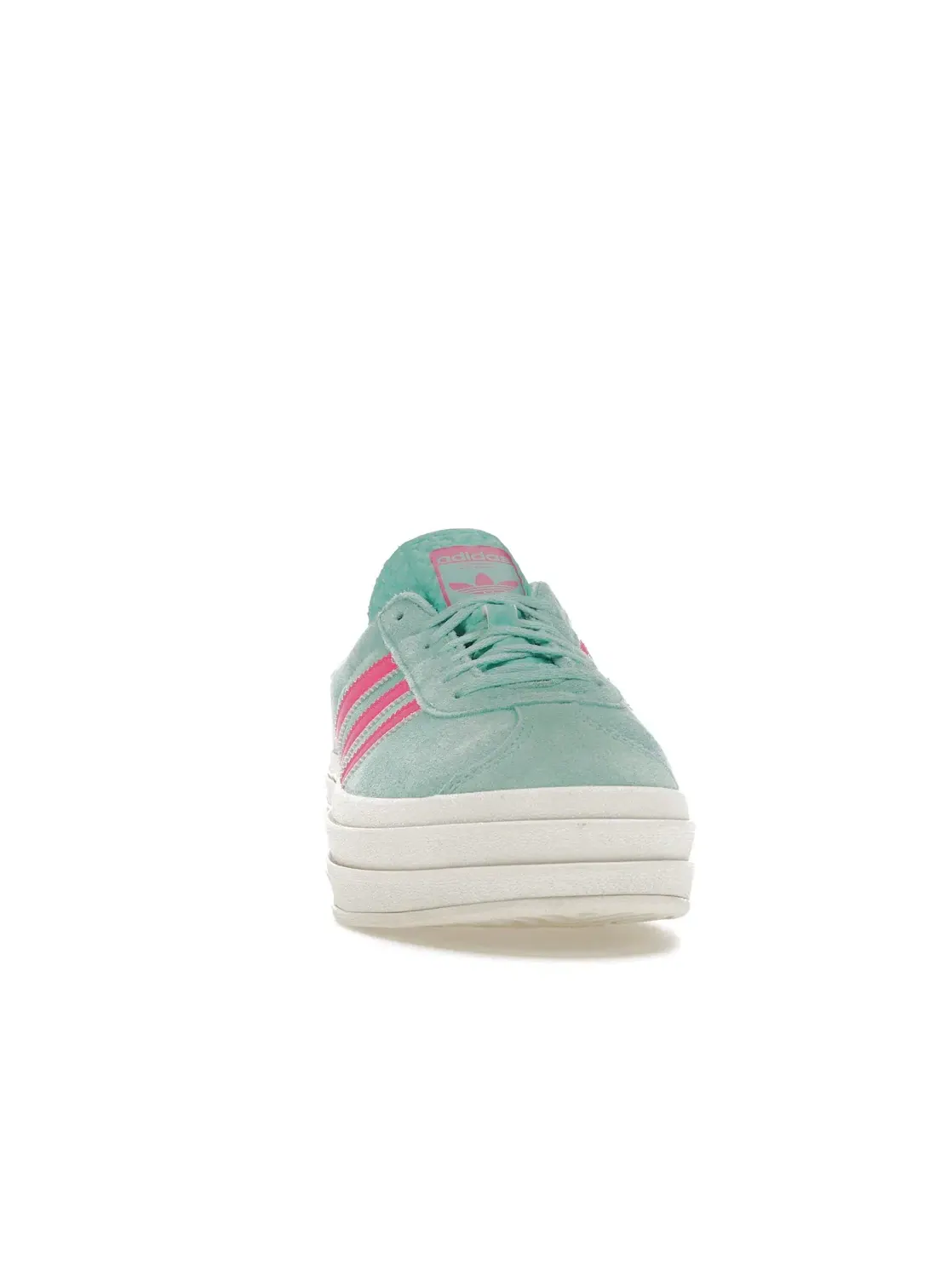 Женские кроссовки Lifestyle Adidas Gazelle Bold — изображение 2 из 4, голубой розовый белый