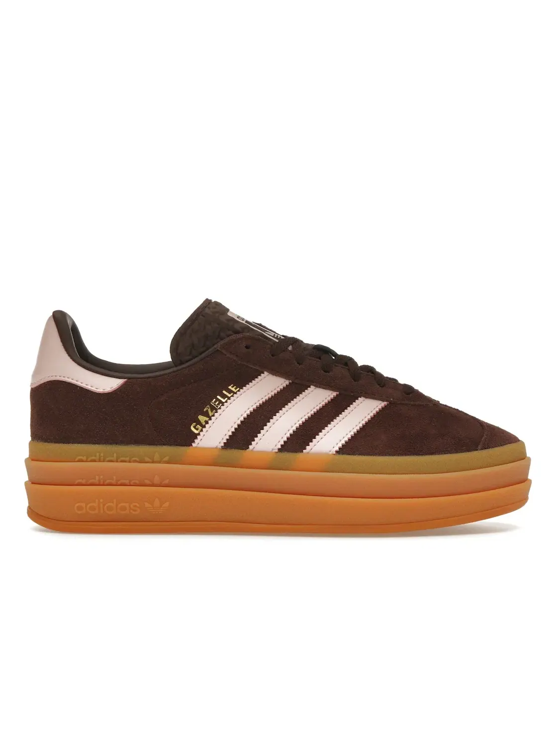Женские кроссовки с замшевым верхом Adidas Gazelle Bold — изображение 1 из 4, розовый